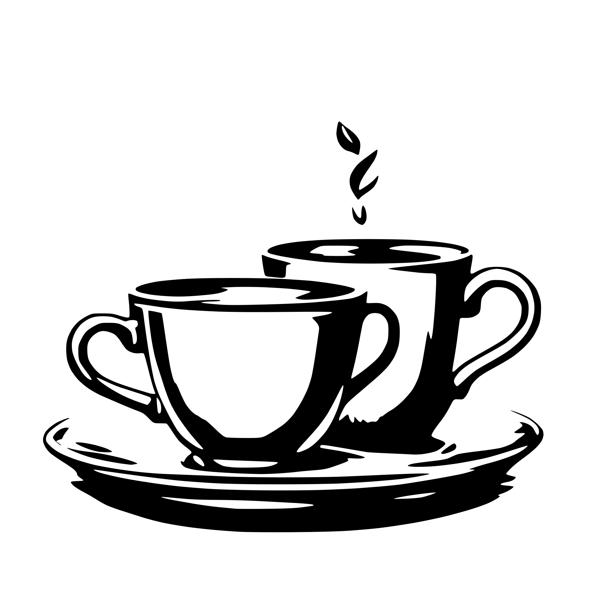 AI-generated SVG of 'a cup of tea'