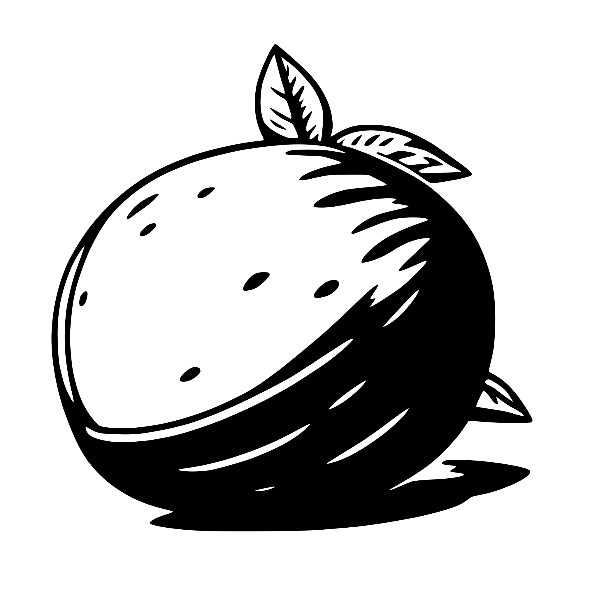 AI-generated SVG of a mango