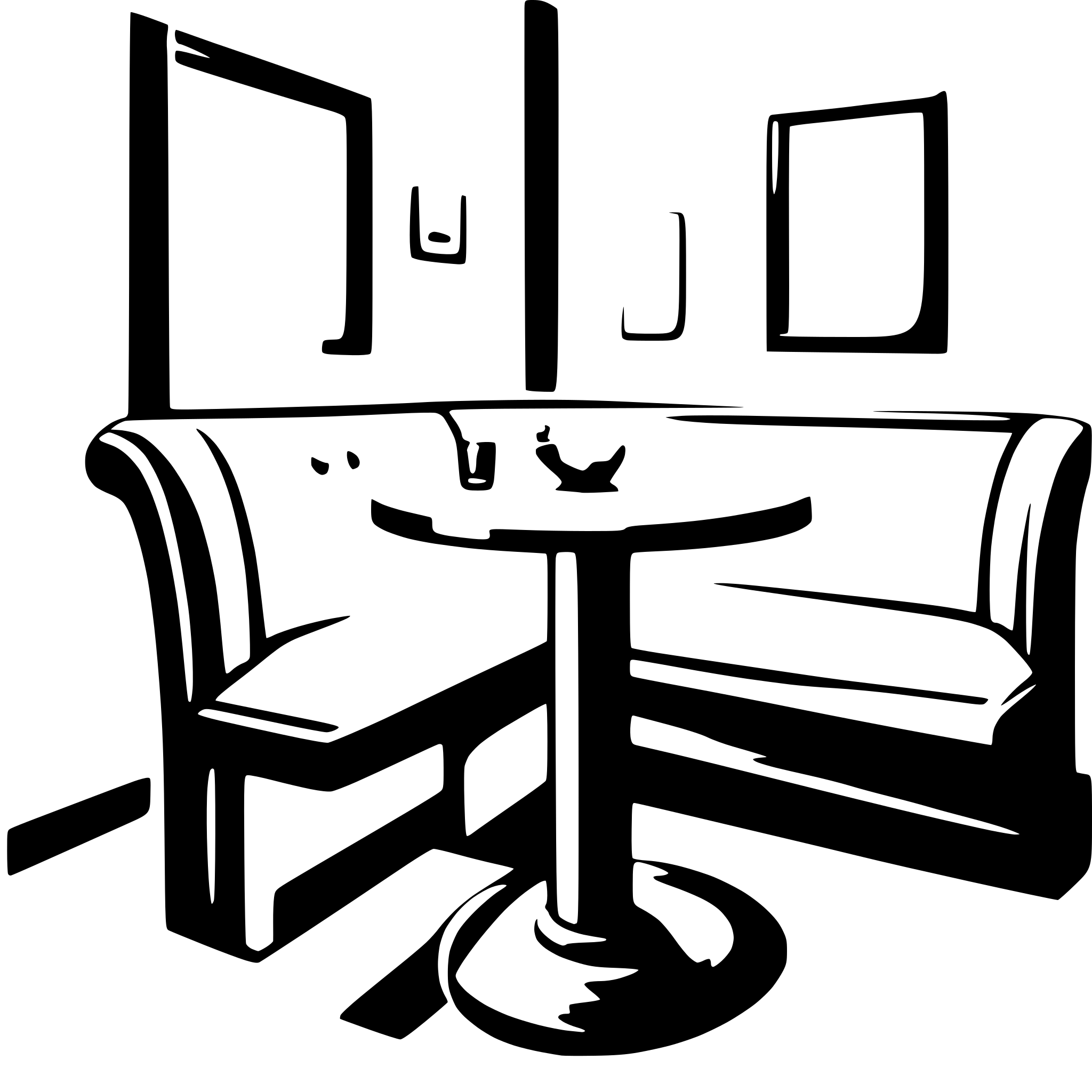 AI-generated SVG of 'banquette i'