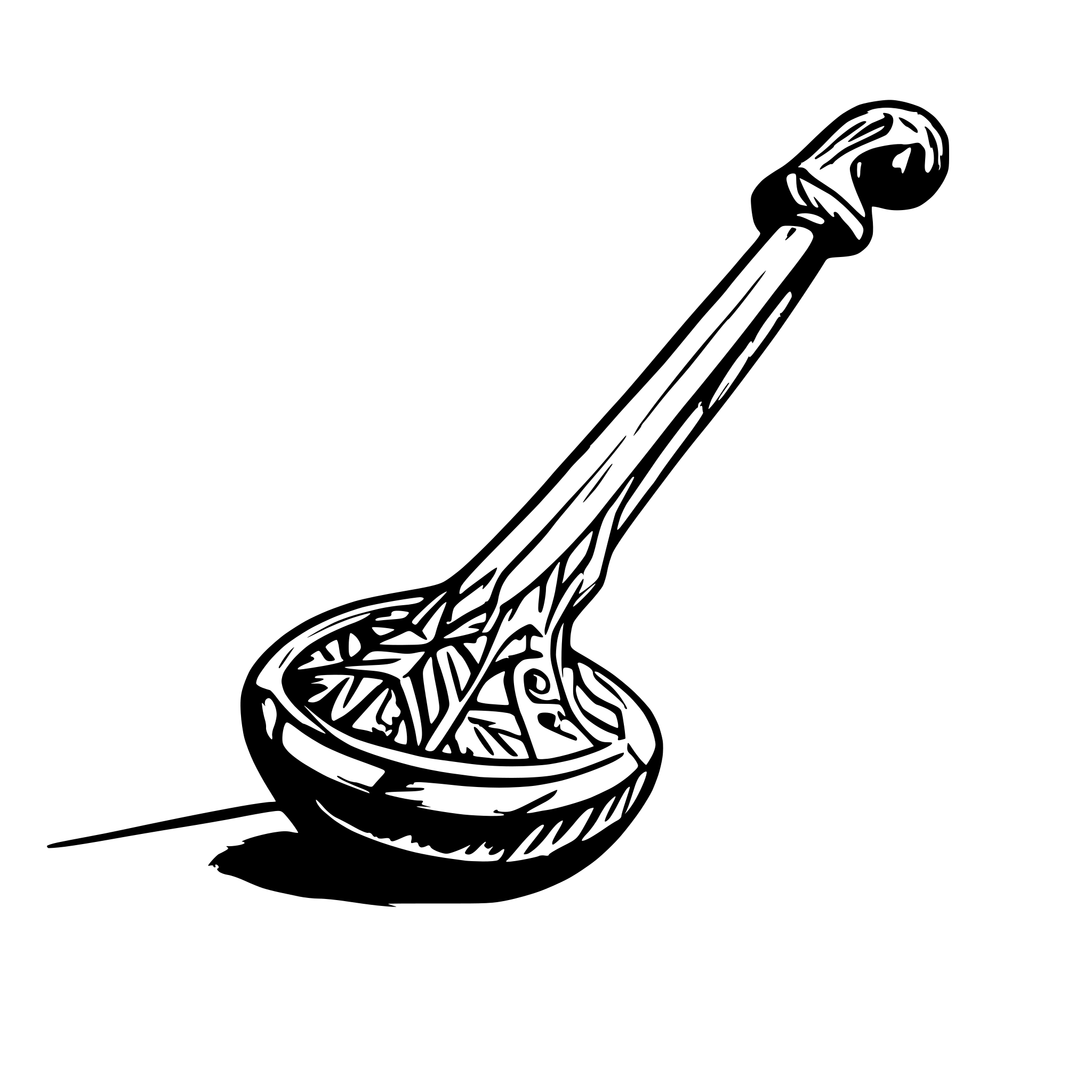 AI-generated SVG of a an ancient persian sledgehammer