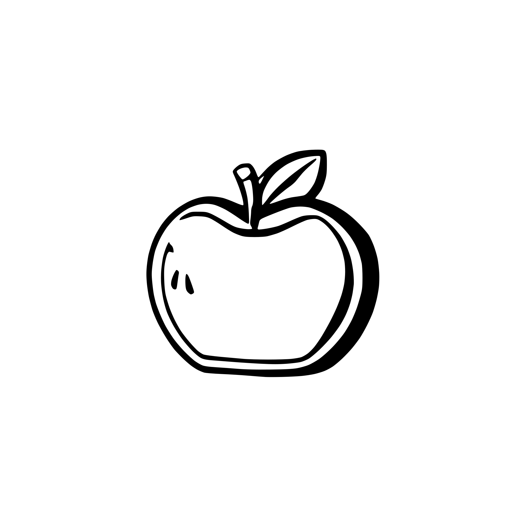 AI-generated SVG of a apple slice