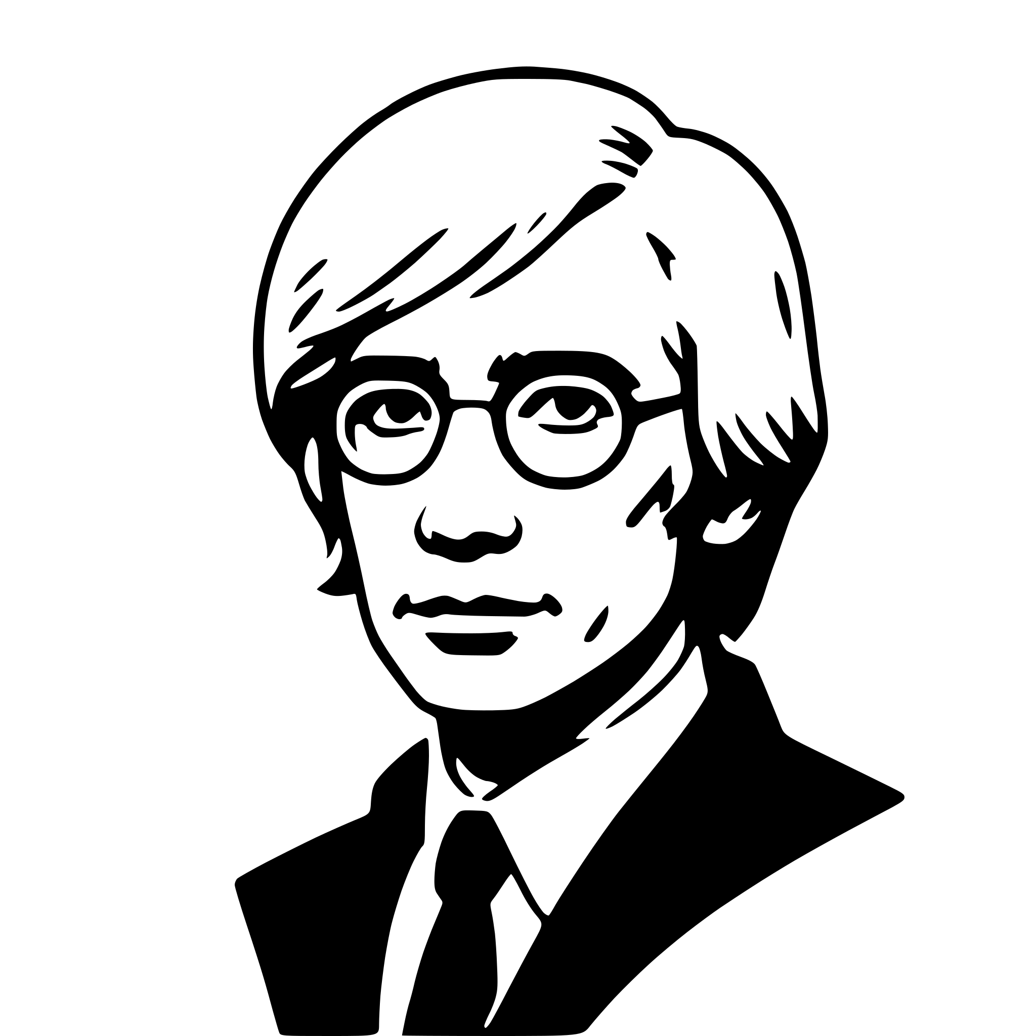 AI-generated SVG of a andy warhol