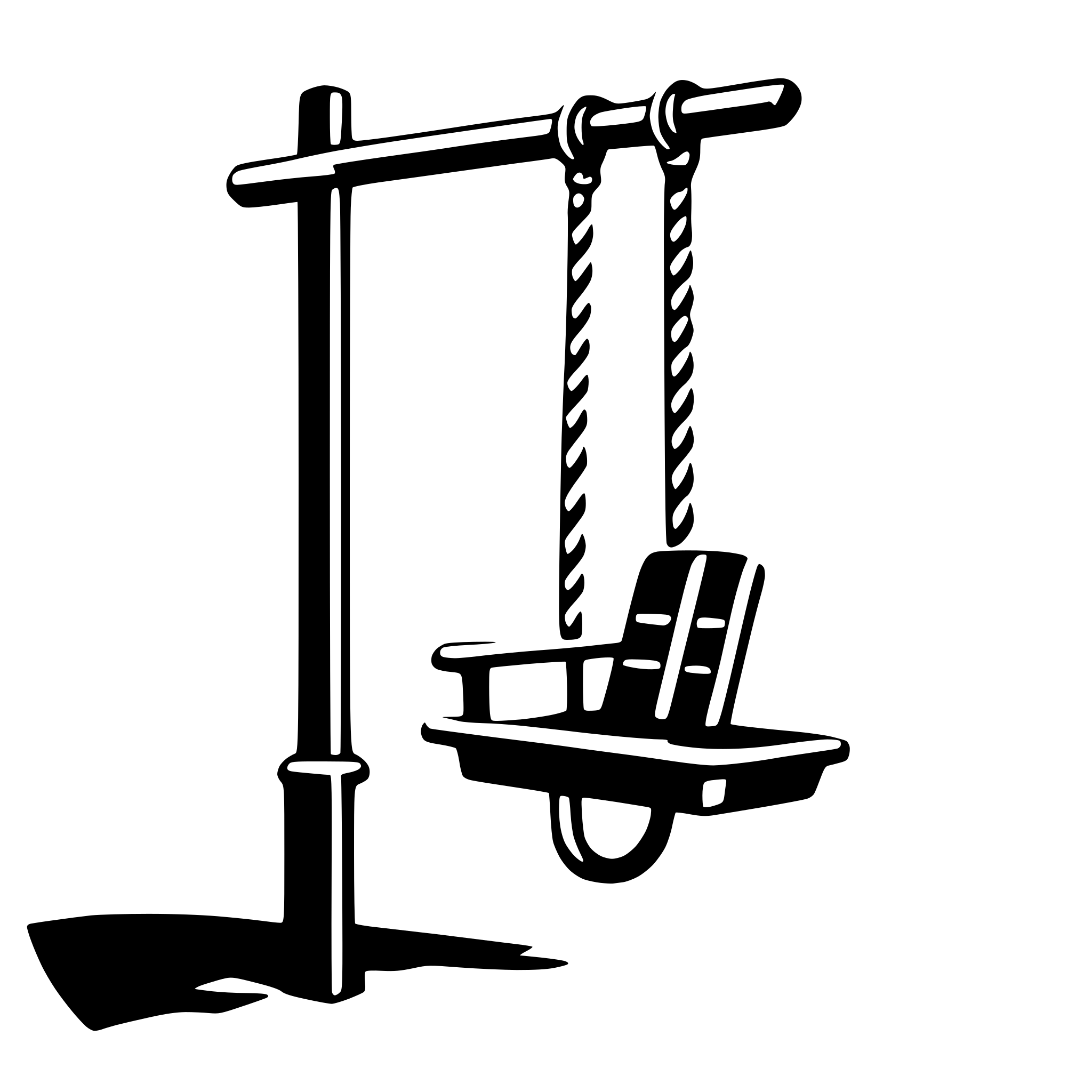 AI-generated SVG of a swing