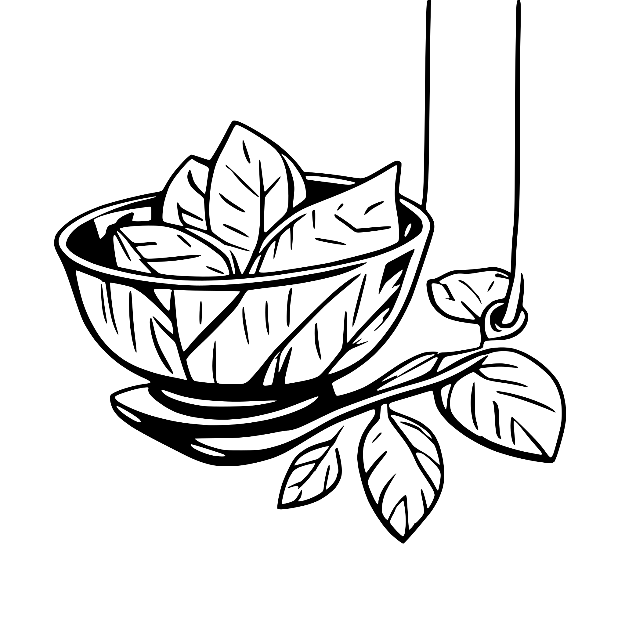 AI-generated SVG of a hook