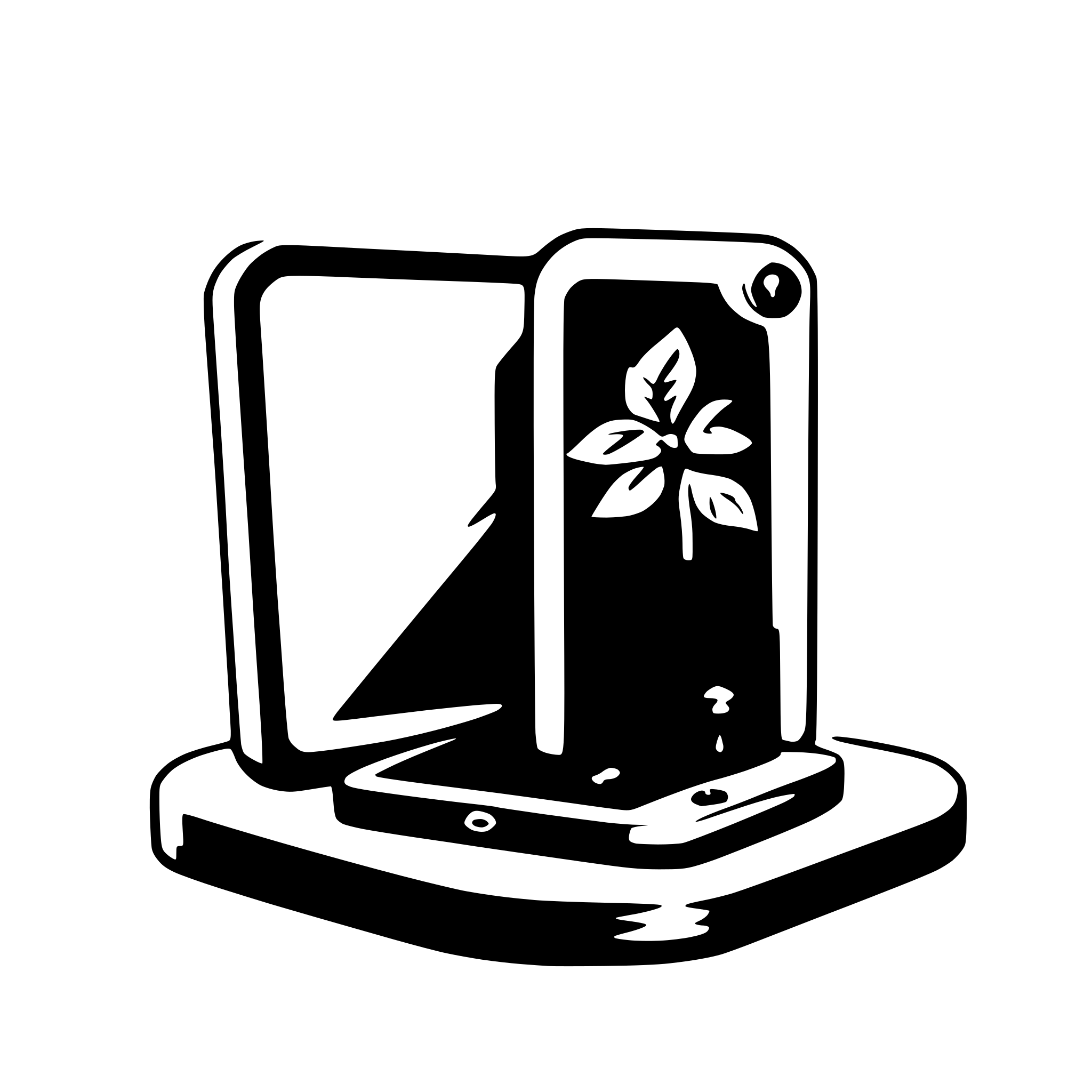 AI-generated SVG of a tablet