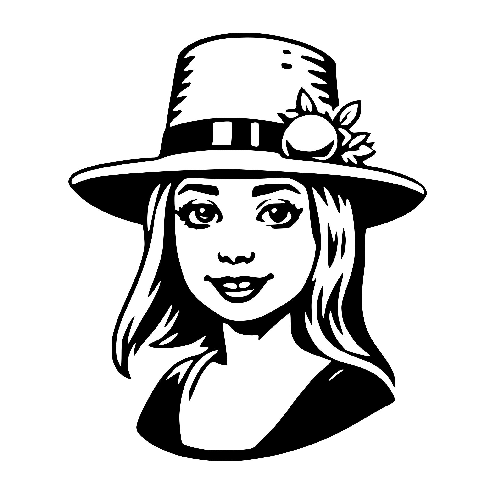 AI-generated SVG of 'easter bonnet'