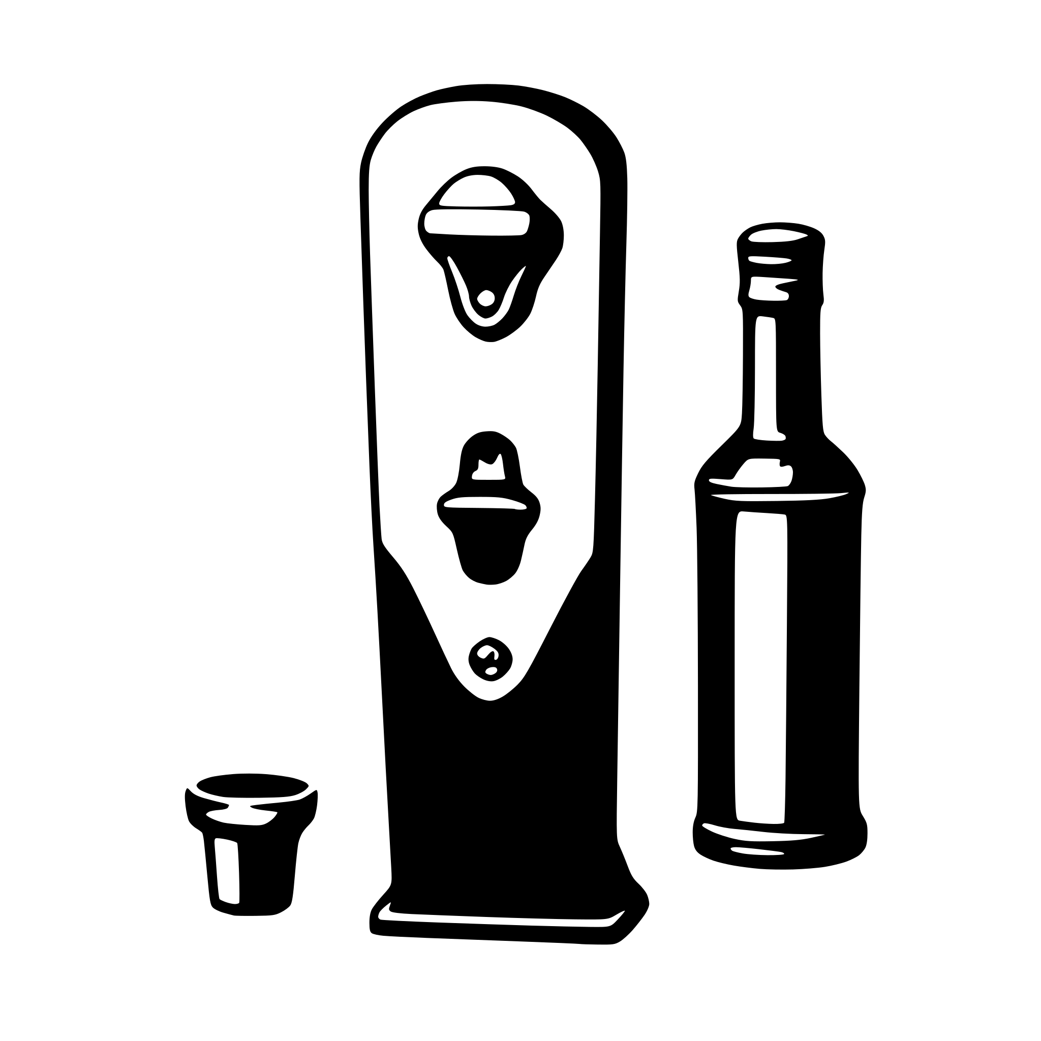 AI-generated SVG of a bottle opener