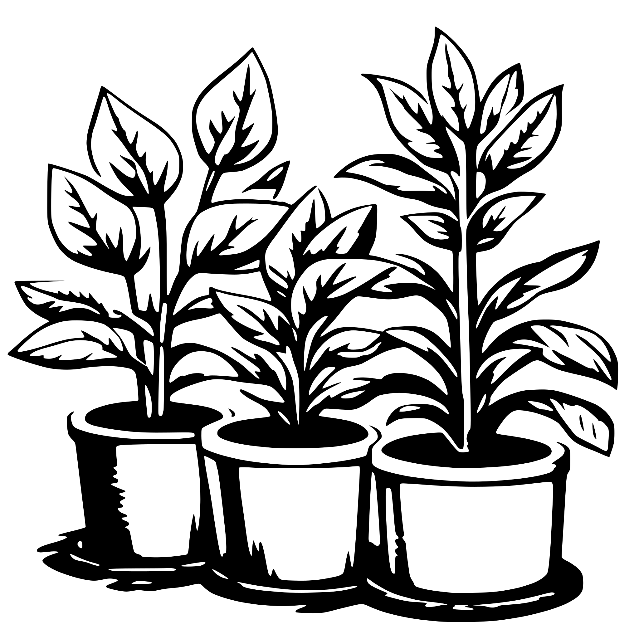 AI-generated SVG of 'I need to illustrate all of the bellow ground parts of a plant'