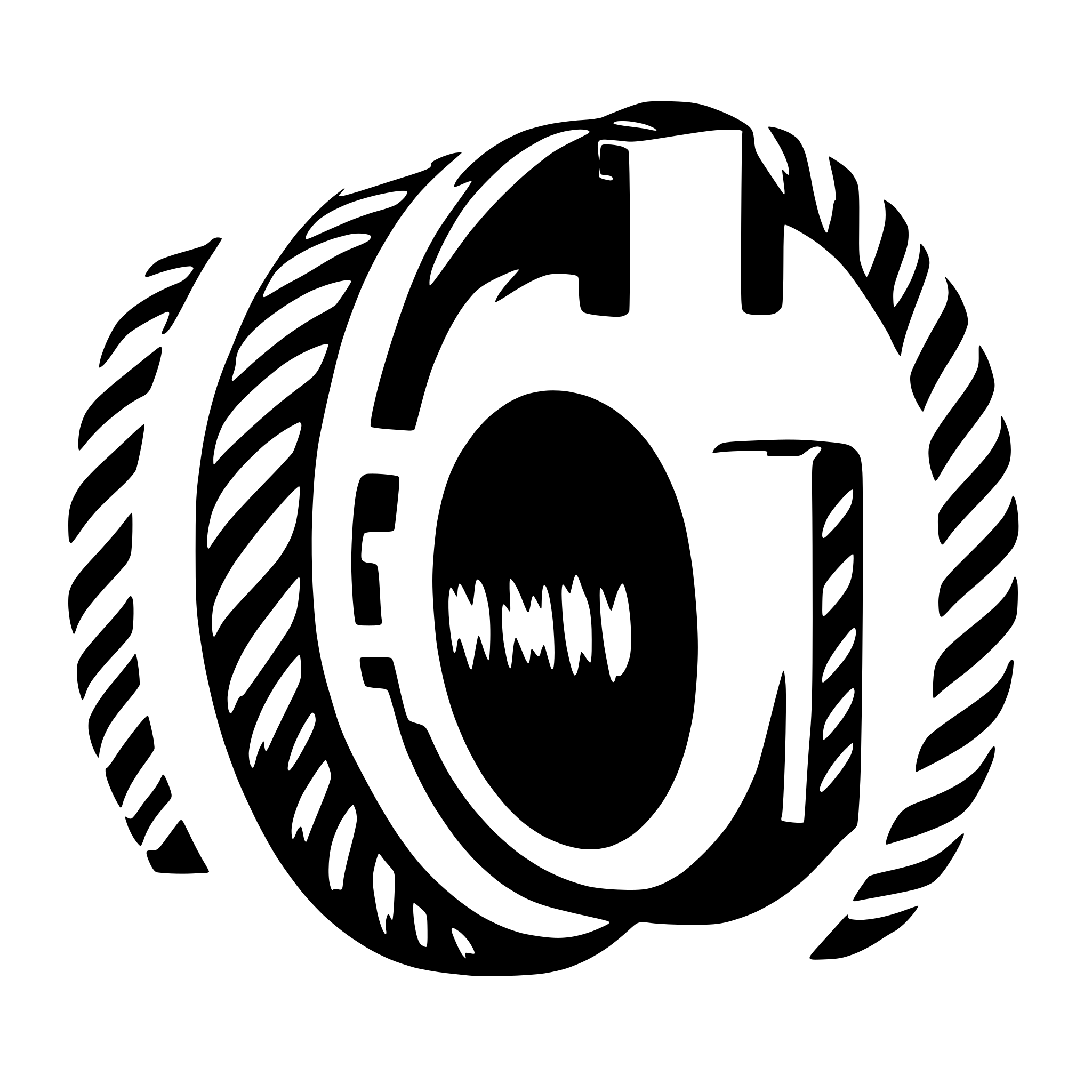 AI-generated SVG of a round cable