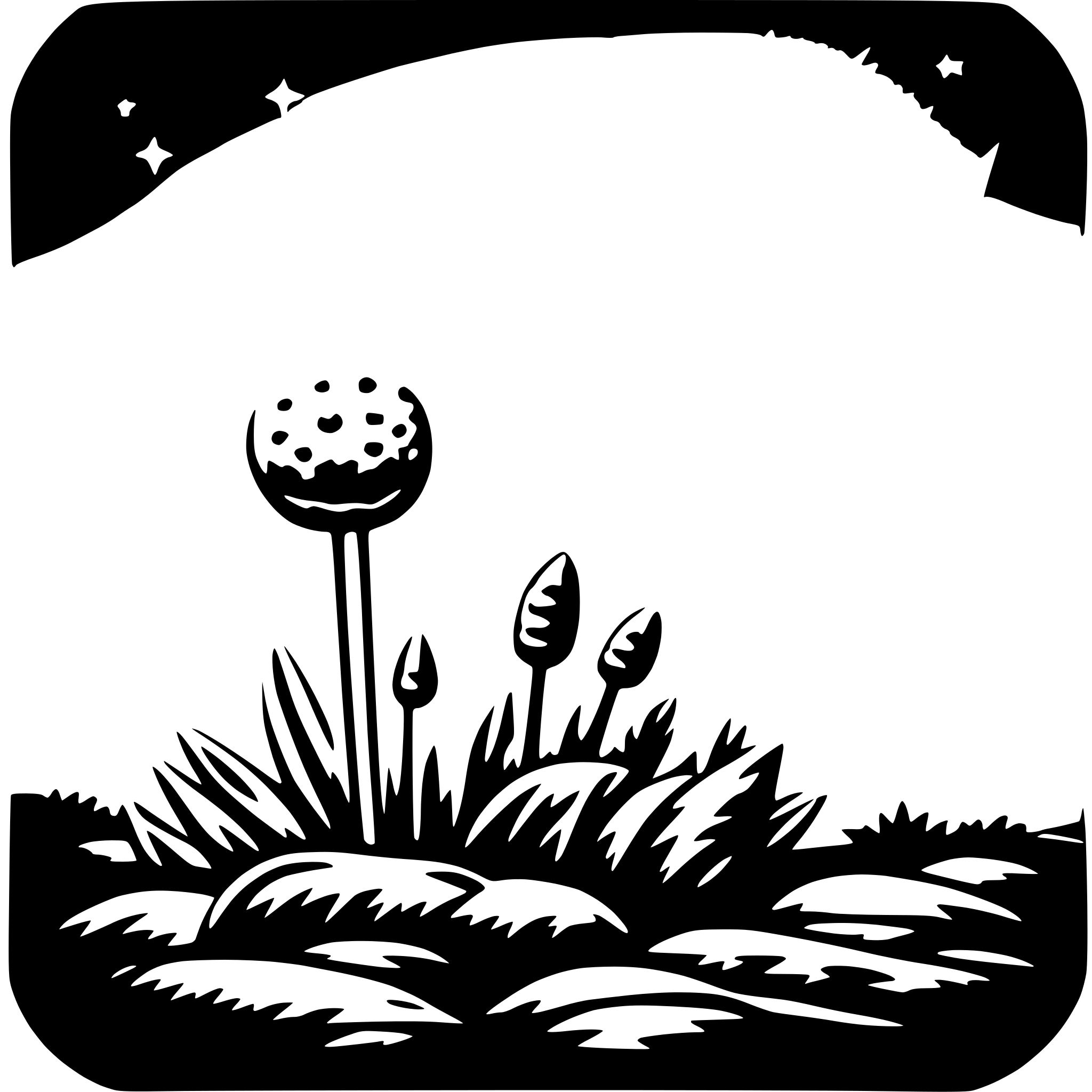 AI-generated SVG of a comet and stars