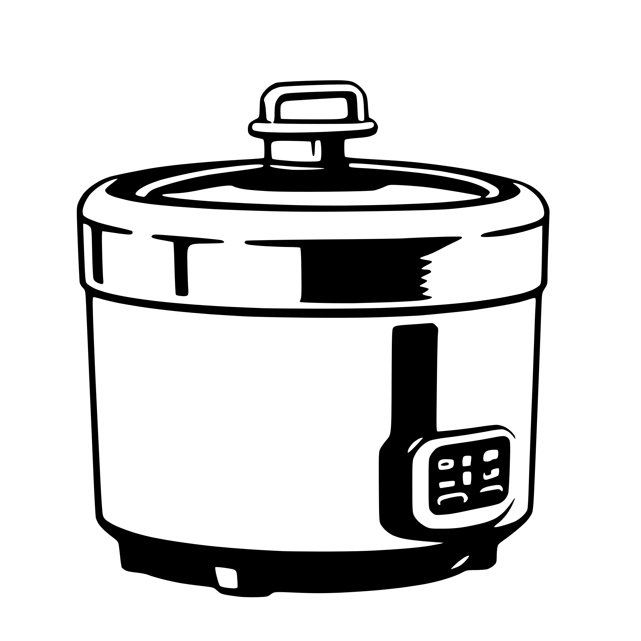 AI-generated SVG of a rice cooker