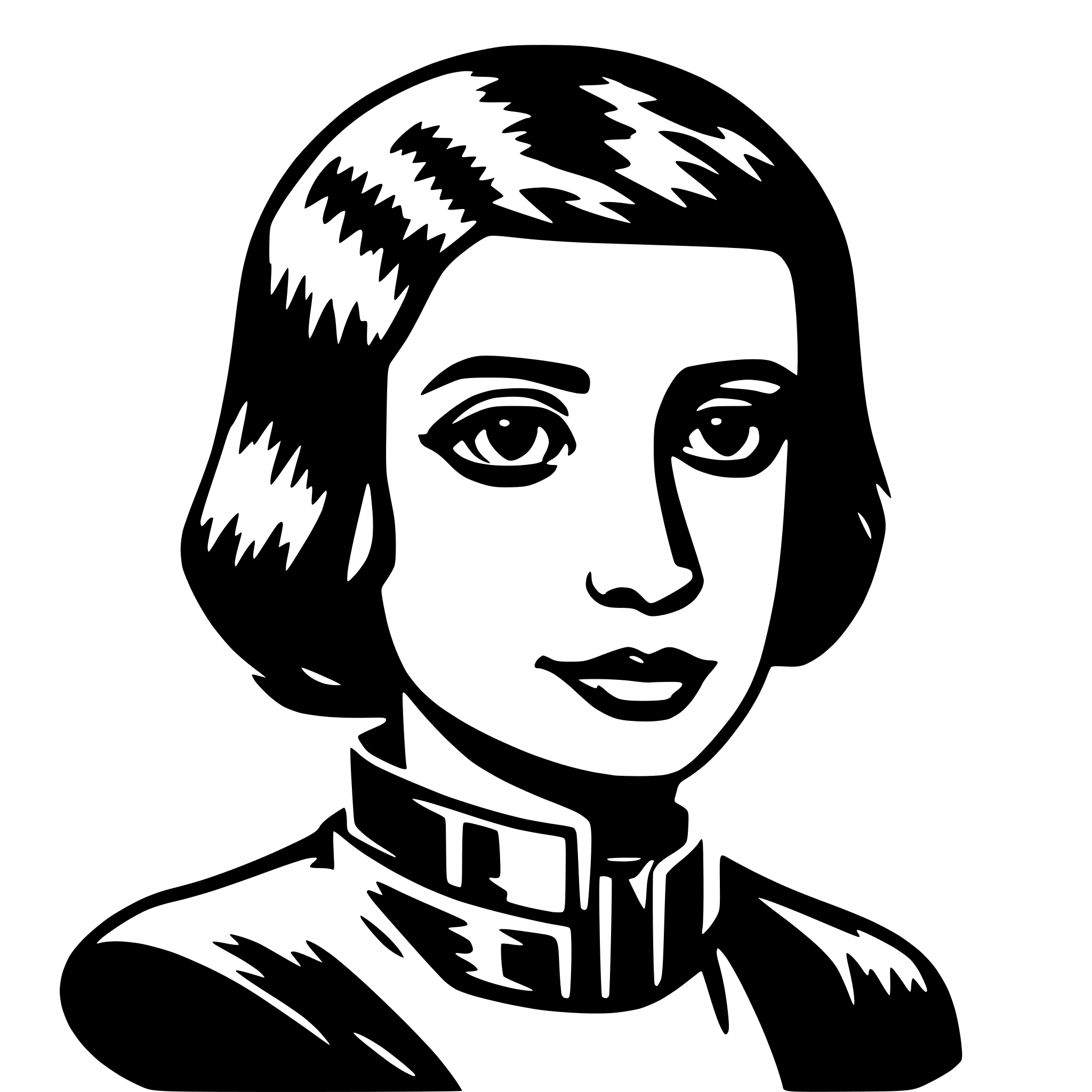 AI-generated SVG of a AI