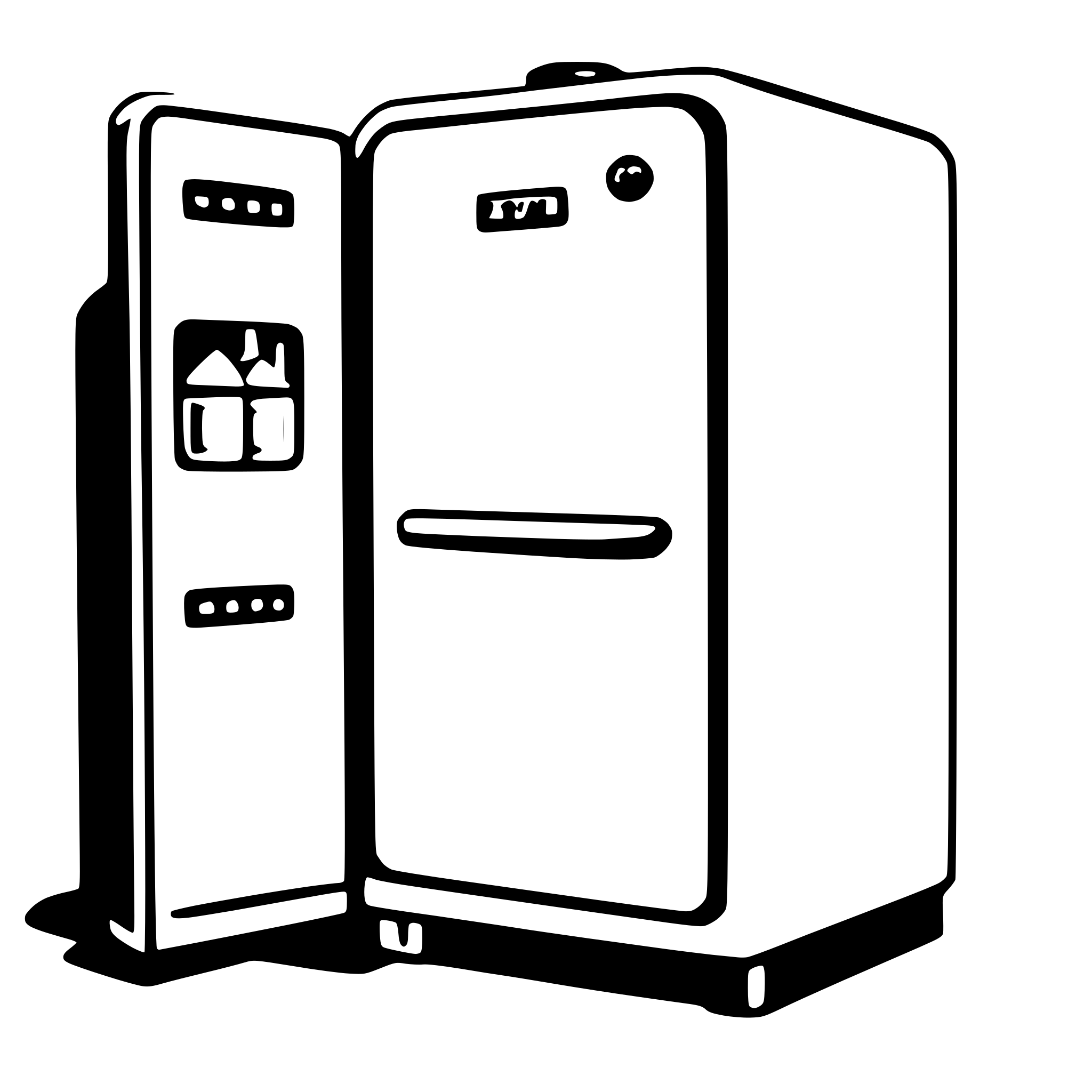 AI-generated SVG of 'refrigerator'