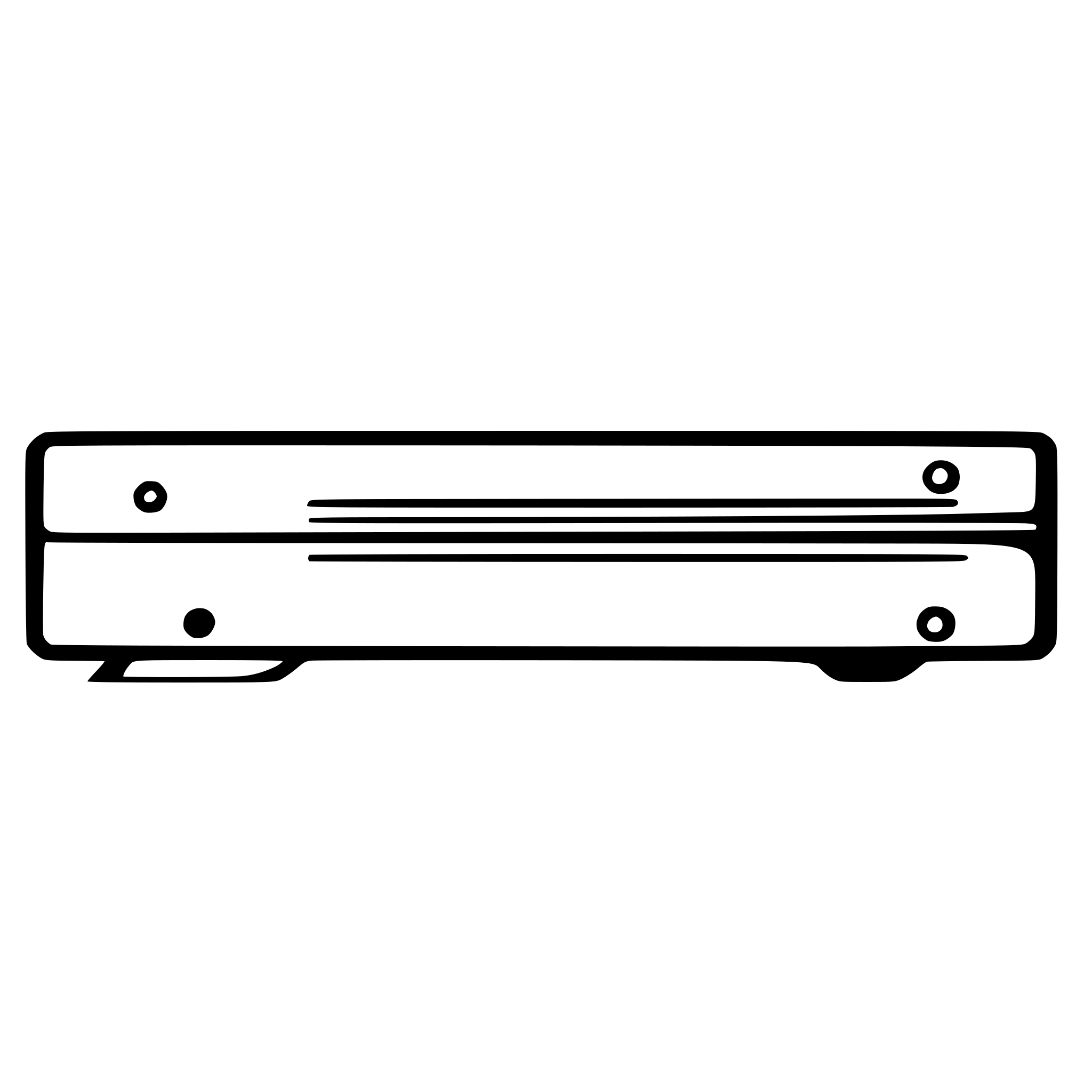 AI-generated SVG of a Front panel image of uninterruptible power supply in 2U case.