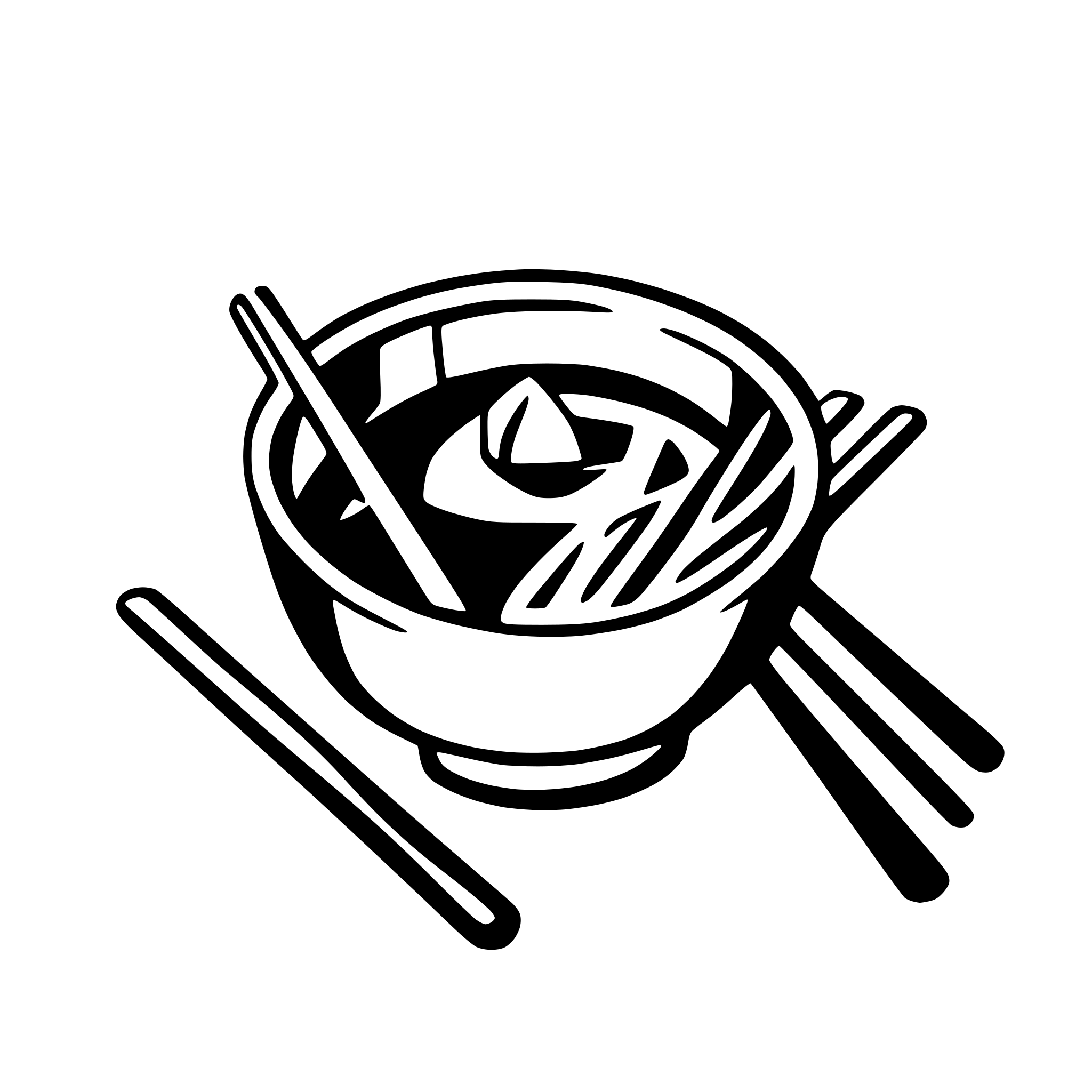 AI-generated SVG of a Japanese food bowl with chopsticks
