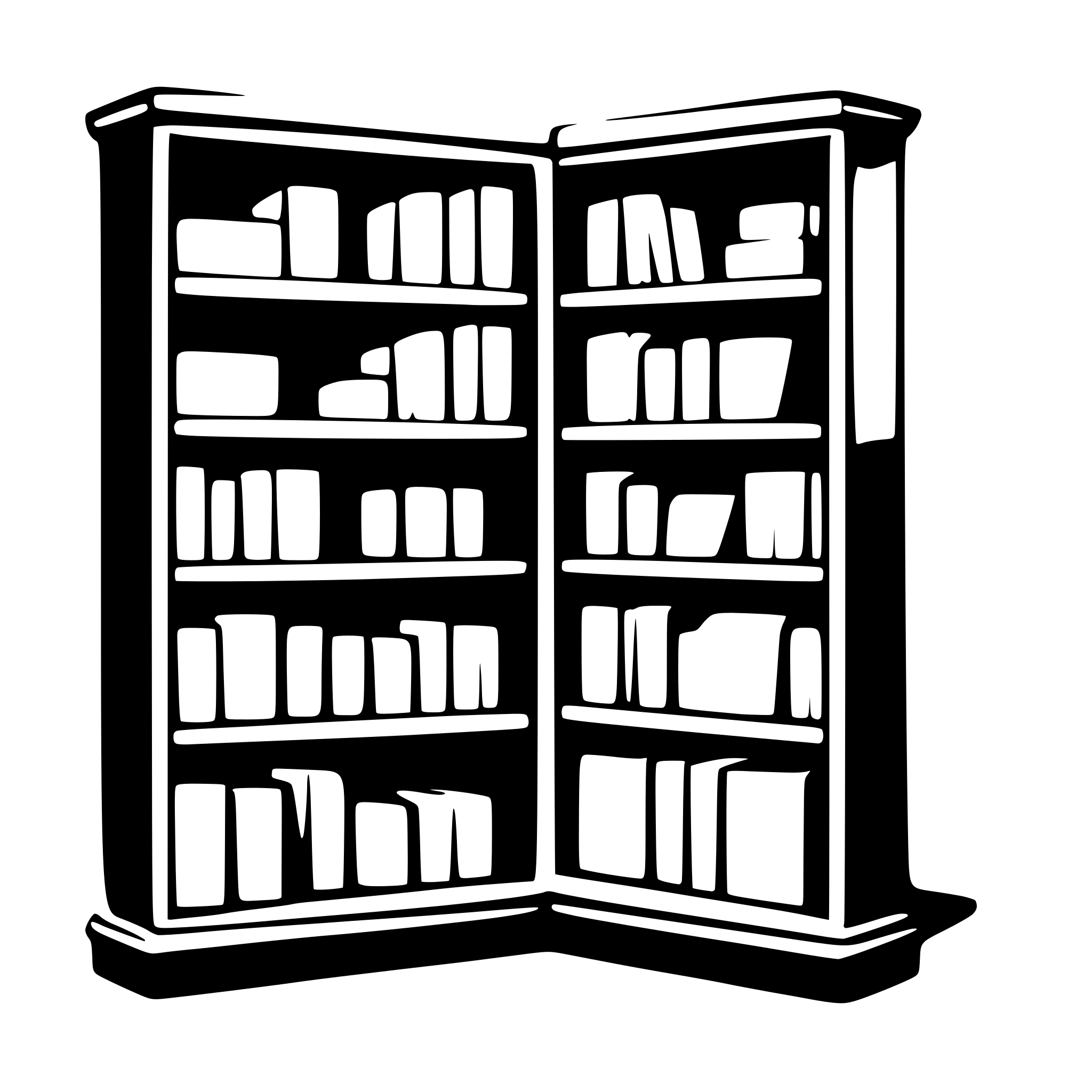 AI-generated SVG of 'bookcase'