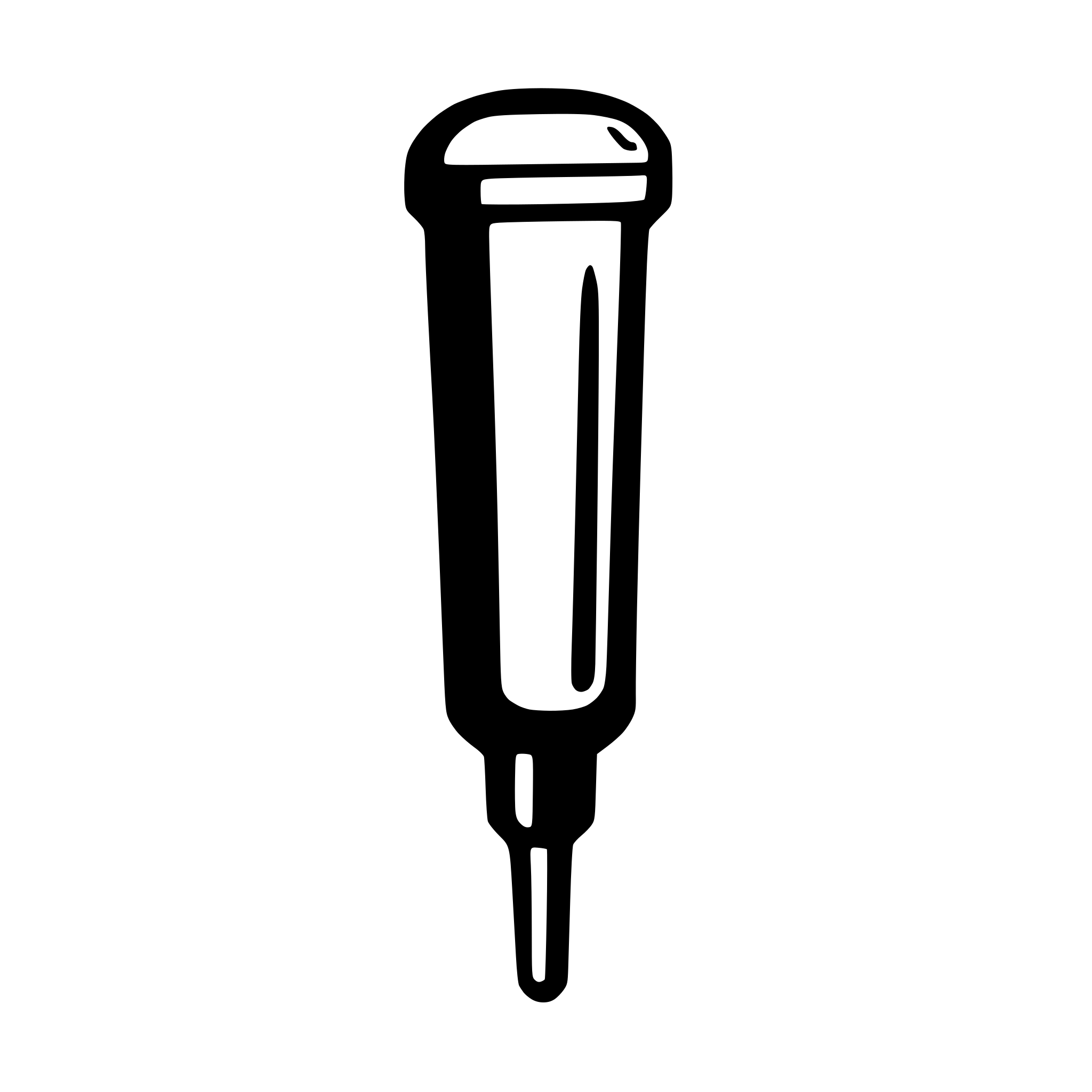 AI-generated SVG of 'syringe'