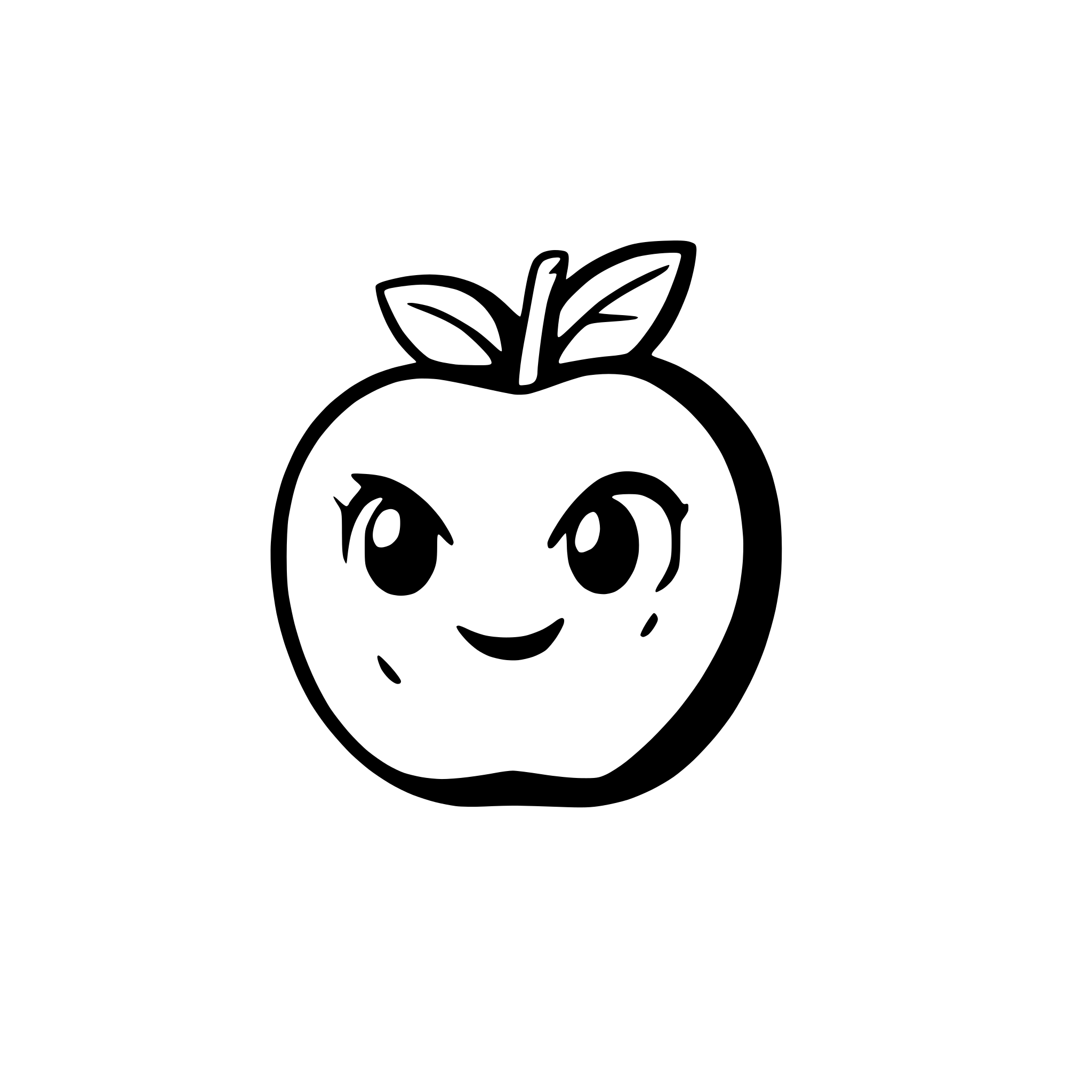 AI-generated SVG of a Apple