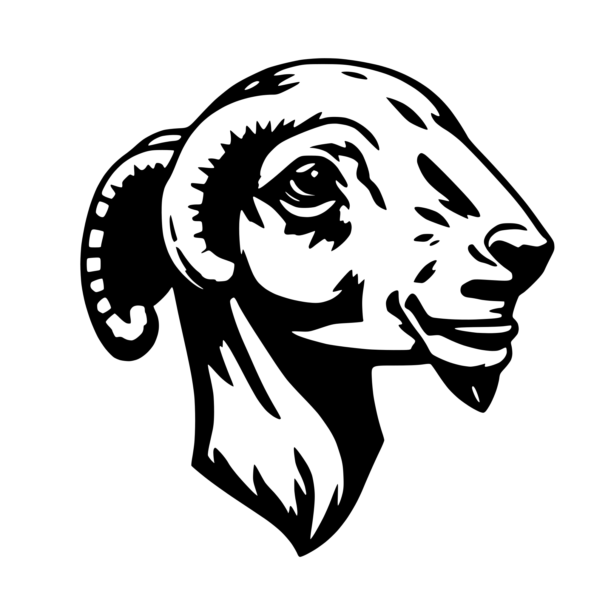 AI-generated SVG of 'aries constellation'