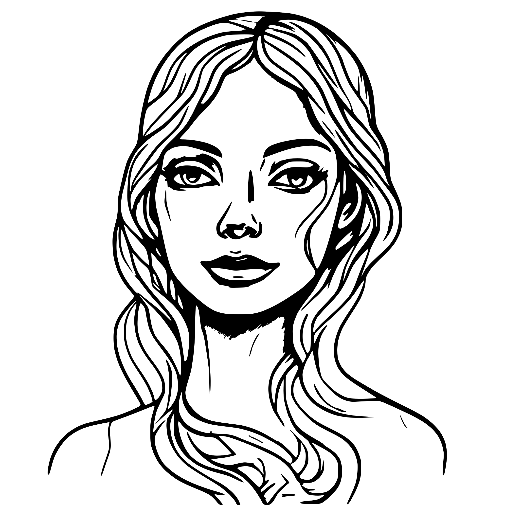AI-generated SVG of a Eine frau die auf einer mauer feudig tantzt