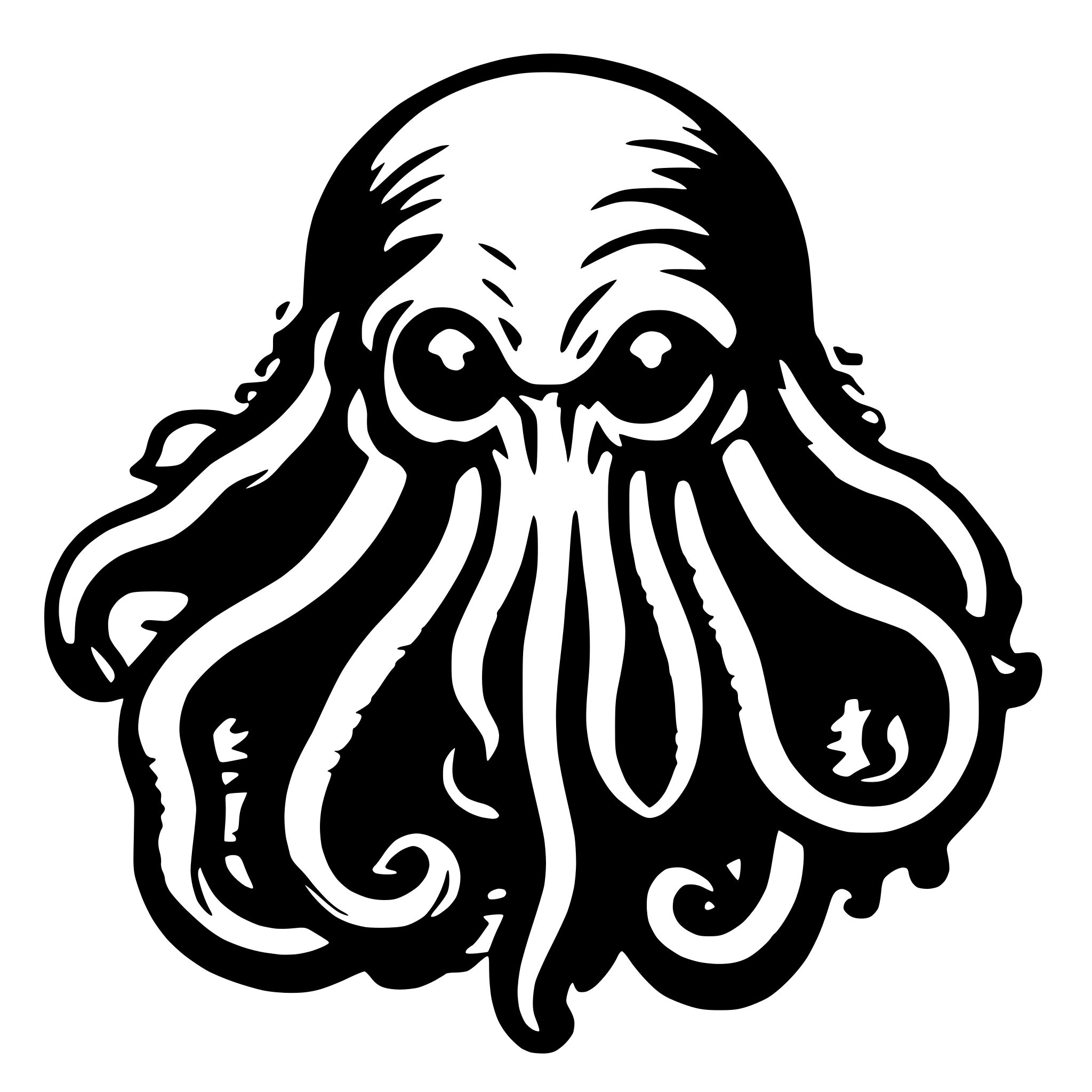AI-generated SVG of 'cthulhu'