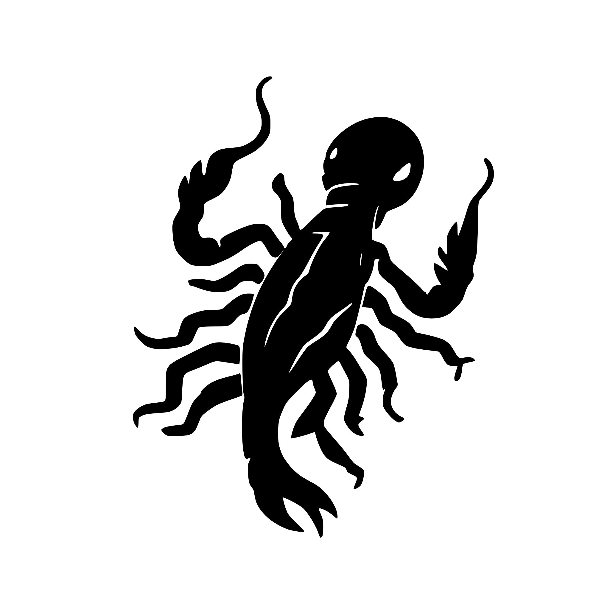 AI-generated SVG of a scorpion