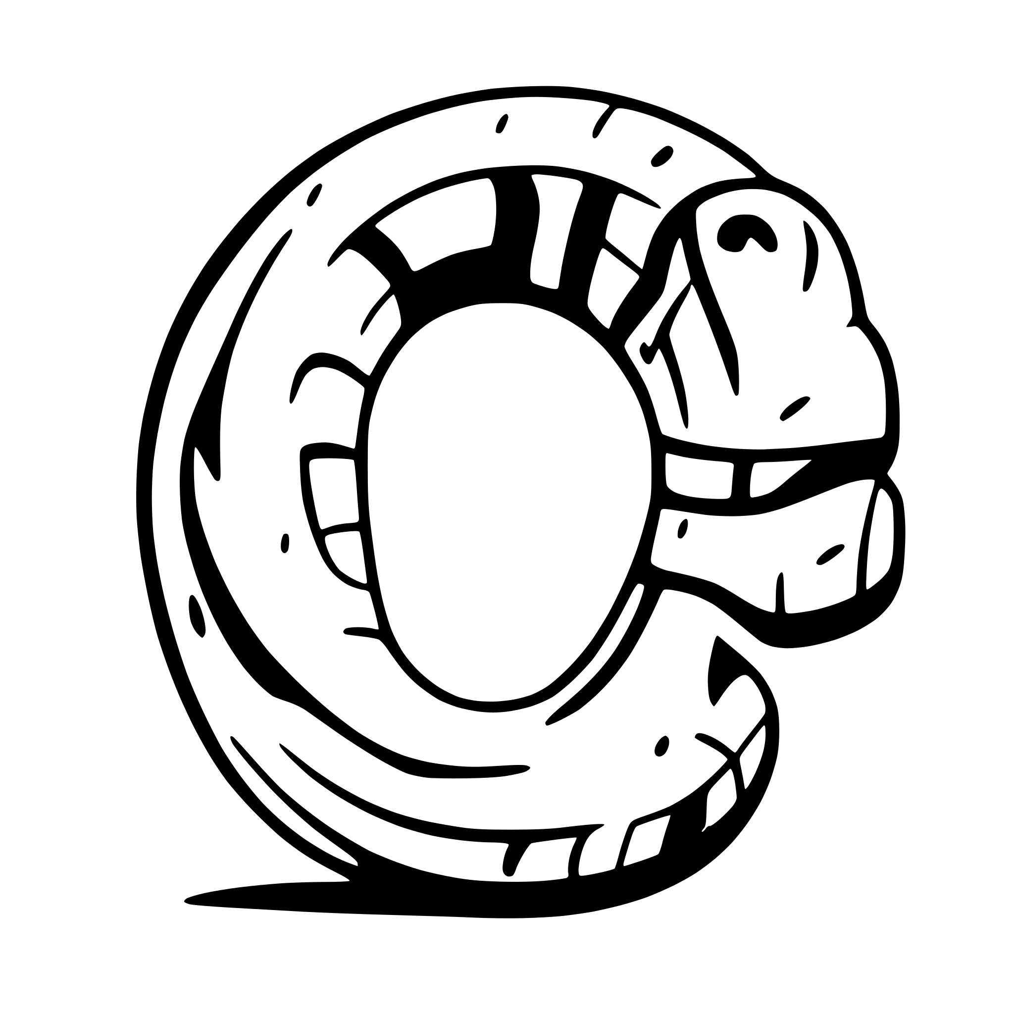 AI-generated SVG of a A pretzel in the shape of the number 8