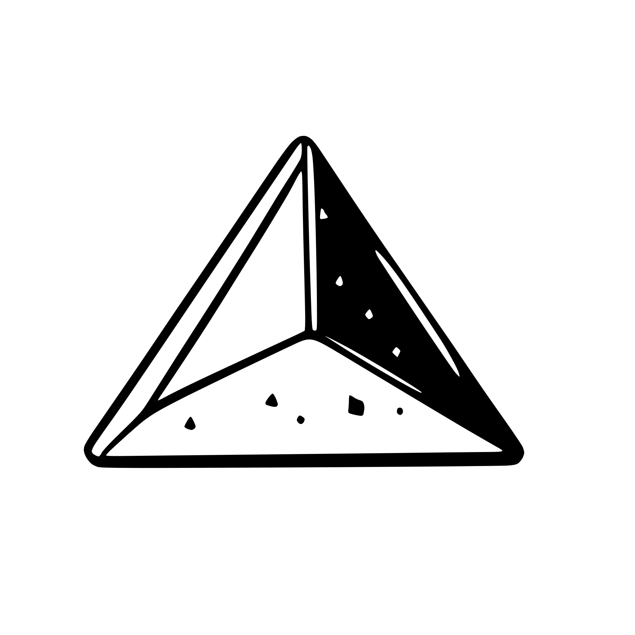 AI-generated SVG of 'galaxy inside a triangle'