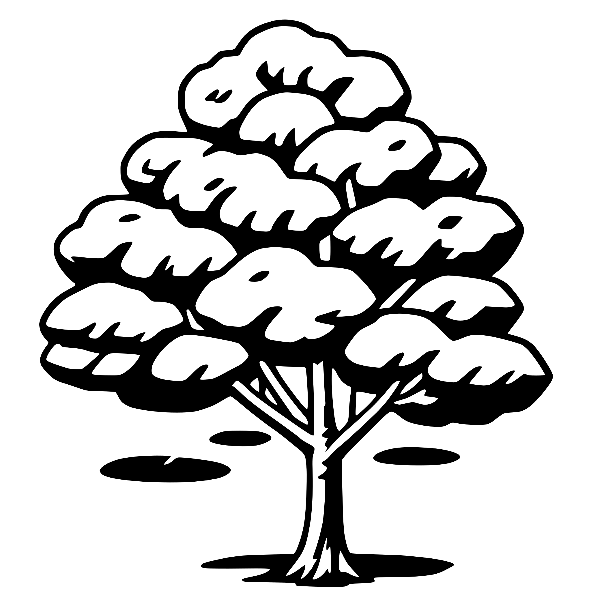 AI-generated SVG of 'cherry tree'
