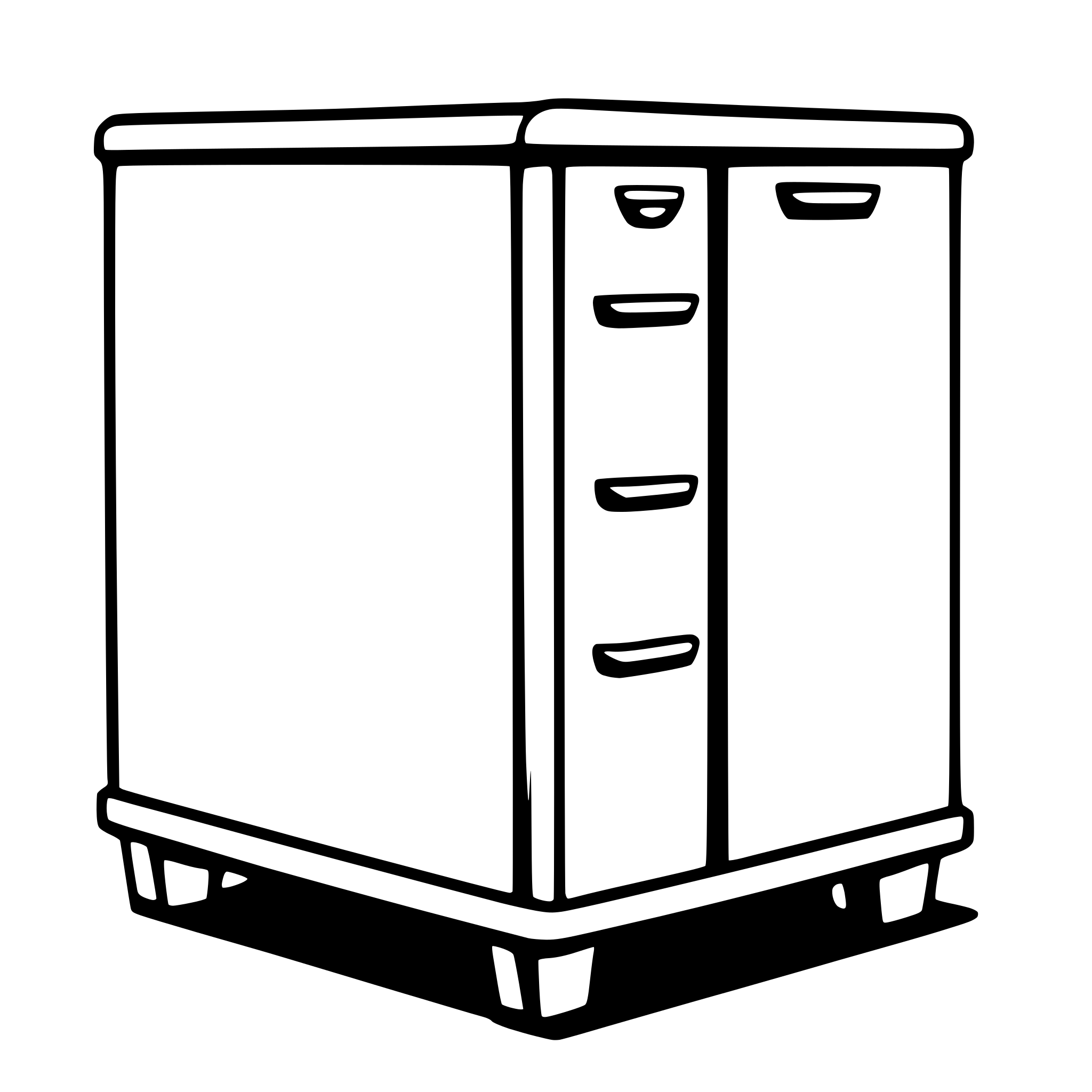 AI-generated SVG of a filing cabinet