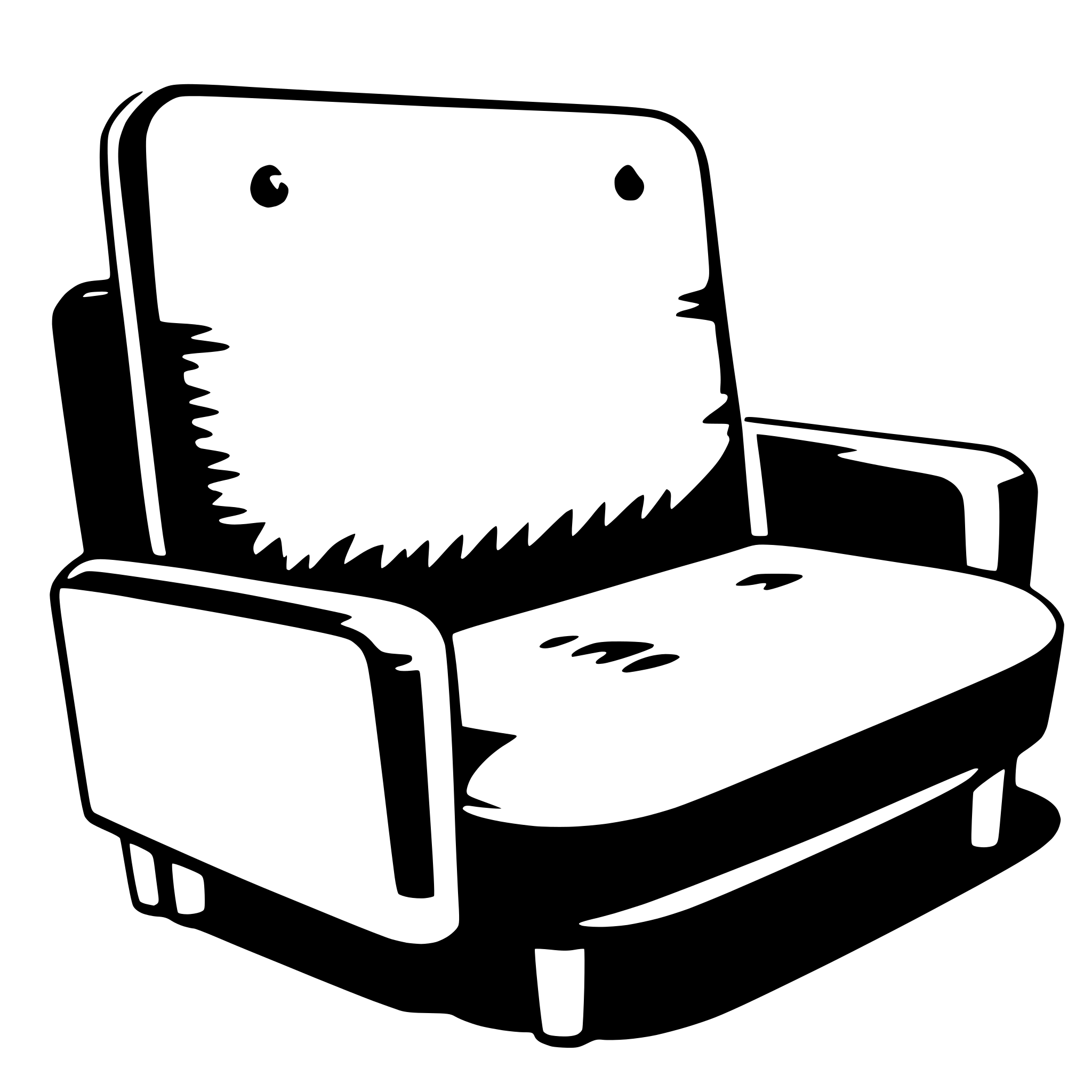 AI-generated SVG of 'couch'