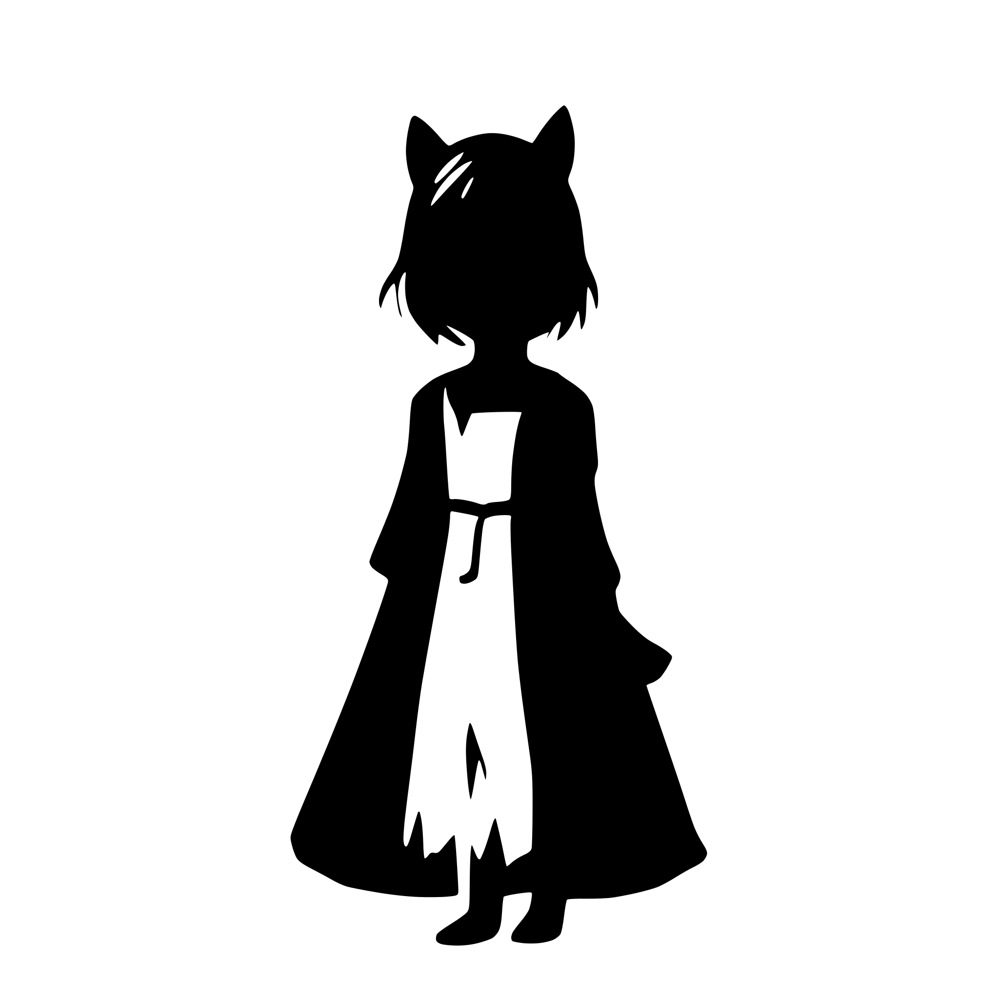 AI-generated SVG of a merkat