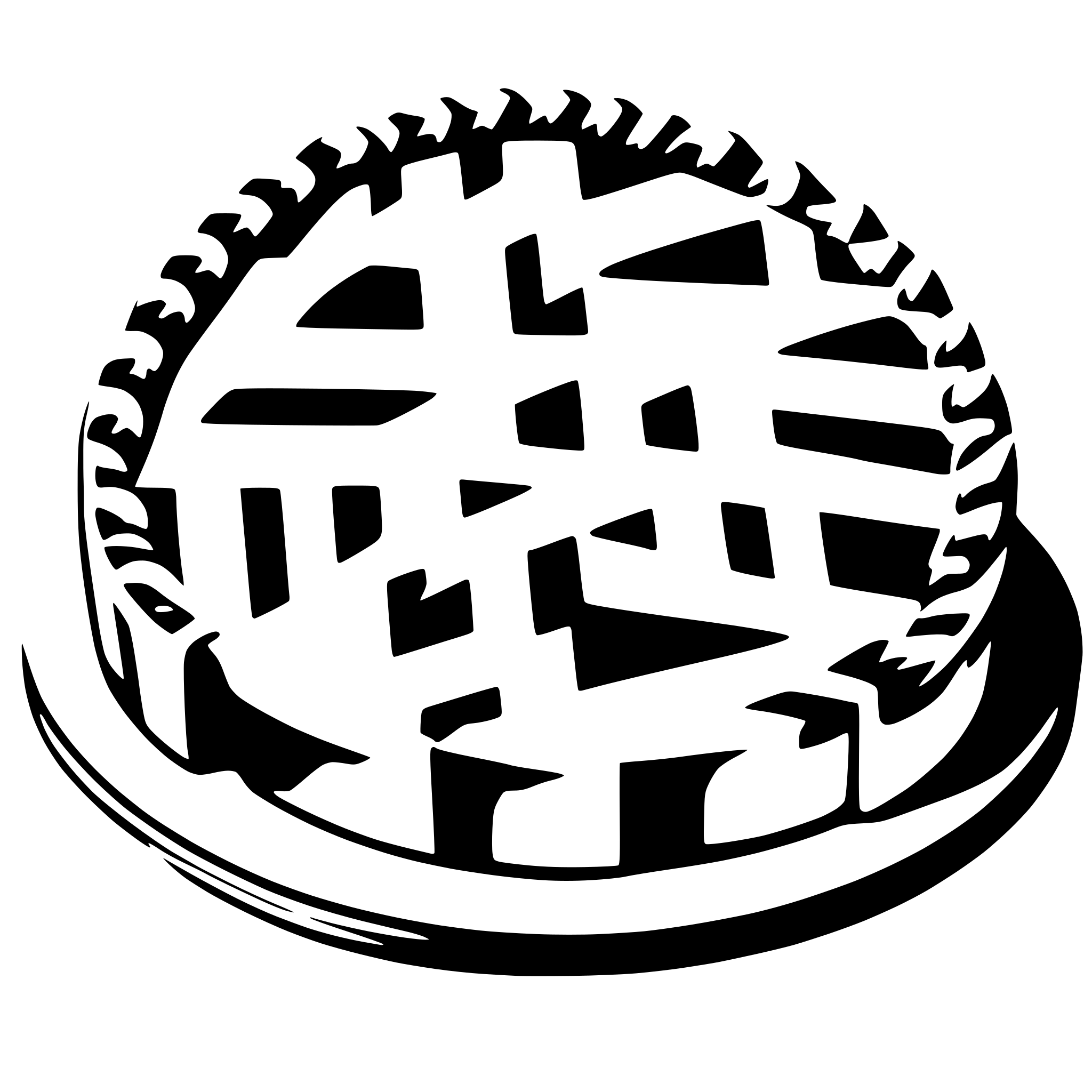 AI-generated SVG of 'rapberii pie'