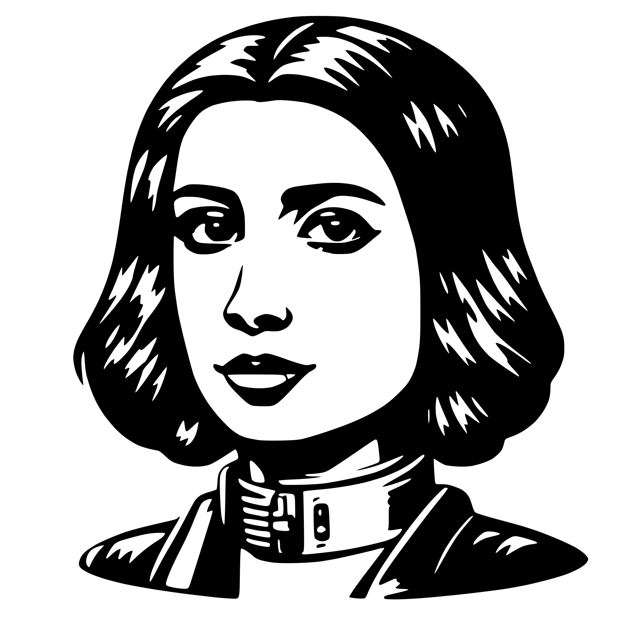 AI-generated SVG of 'gen ai'