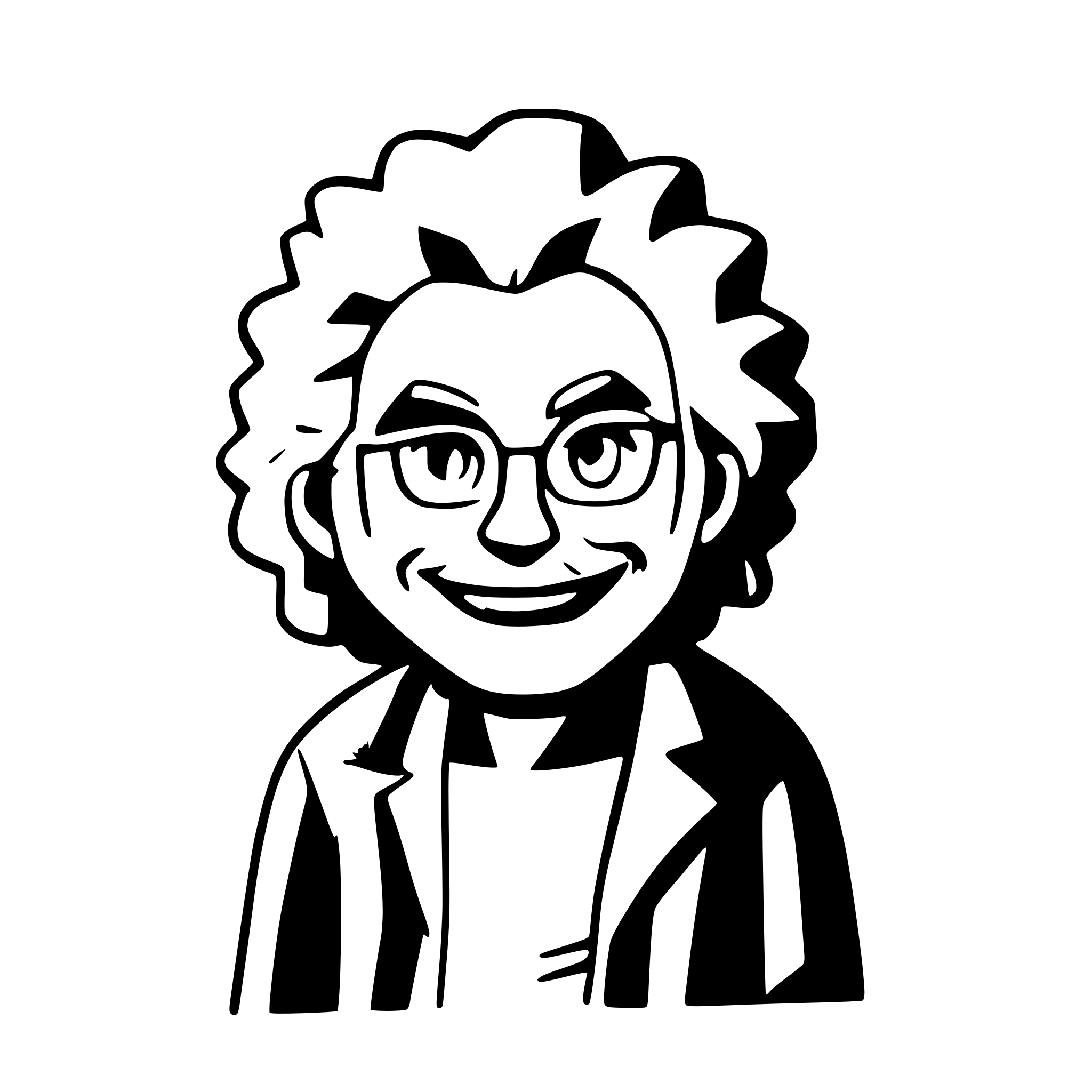 AI-generated SVG of 'Jerry Garcia as a cartoon'