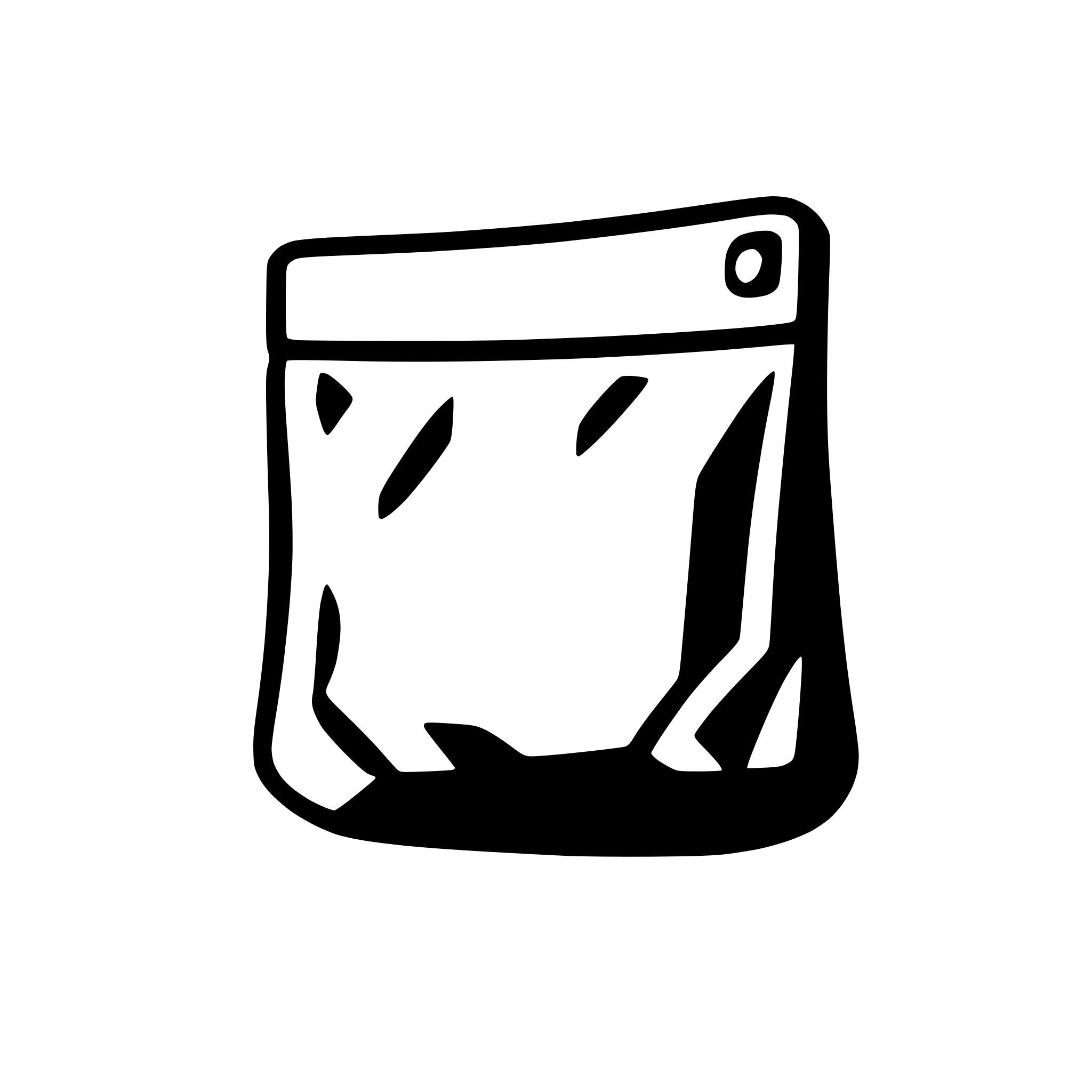 AI-generated SVG of a a pouch of shards