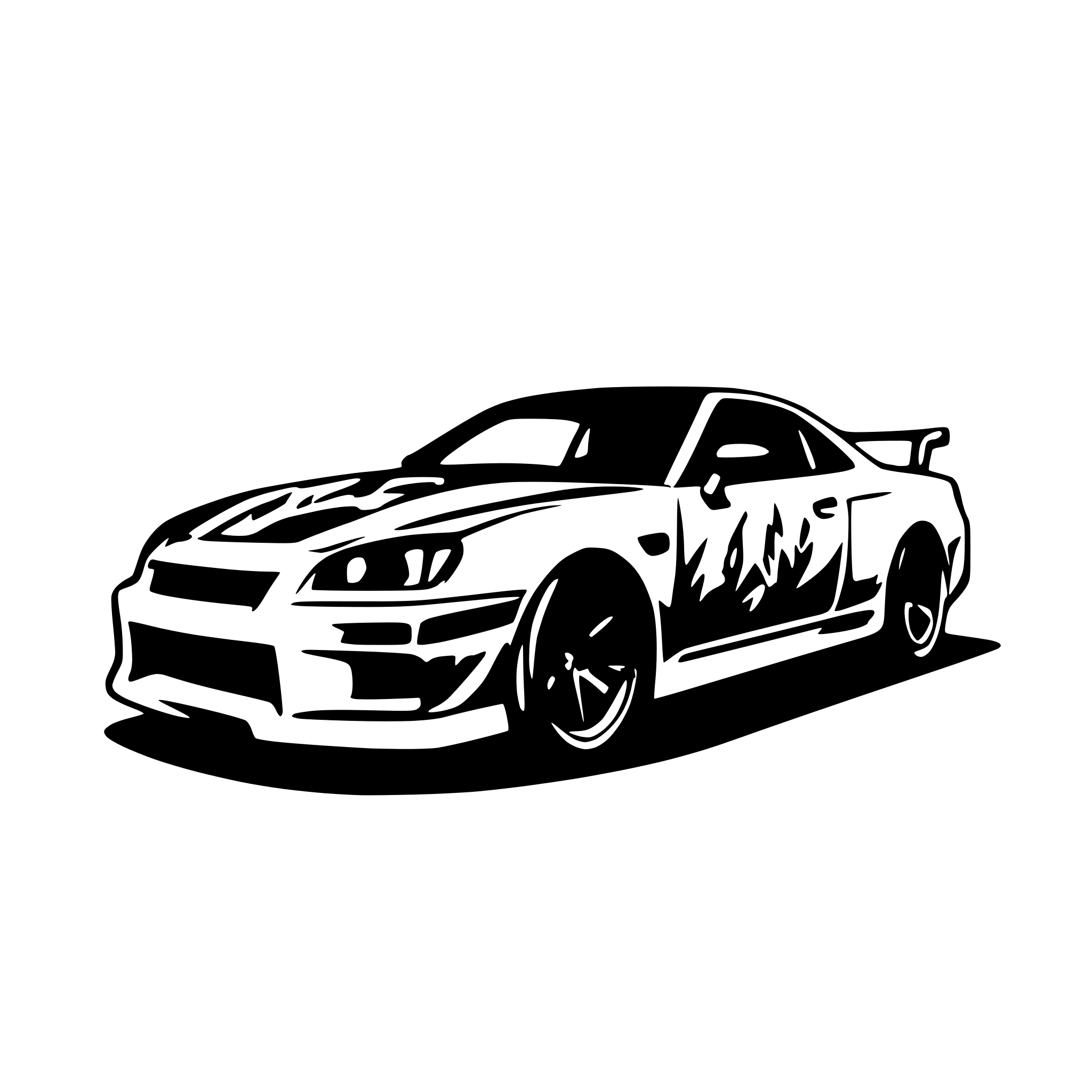 AI-generated SVG of 'nissan Skyline gtr'