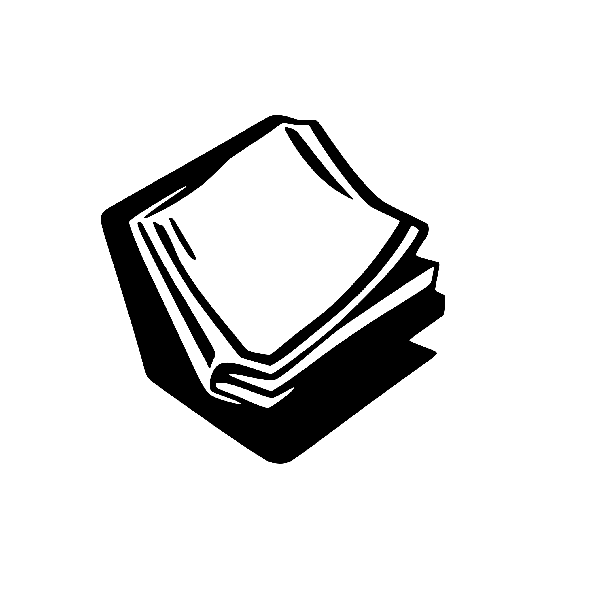 AI-generated SVG of a an open book, looking like the letter "K"