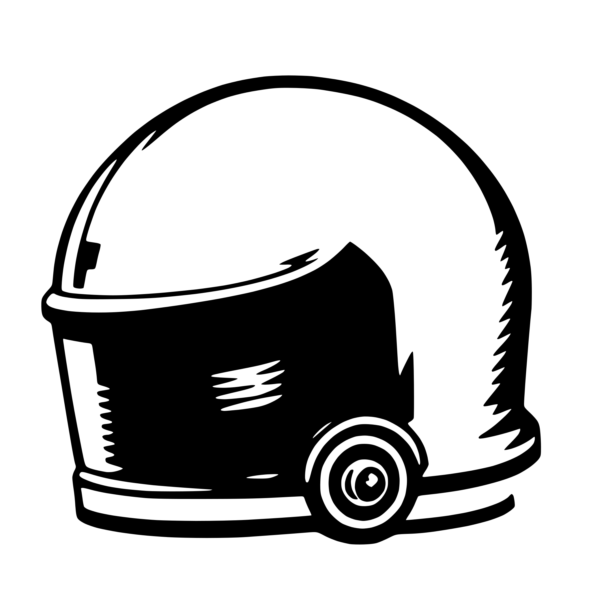 AI-generated SVG of a helmet