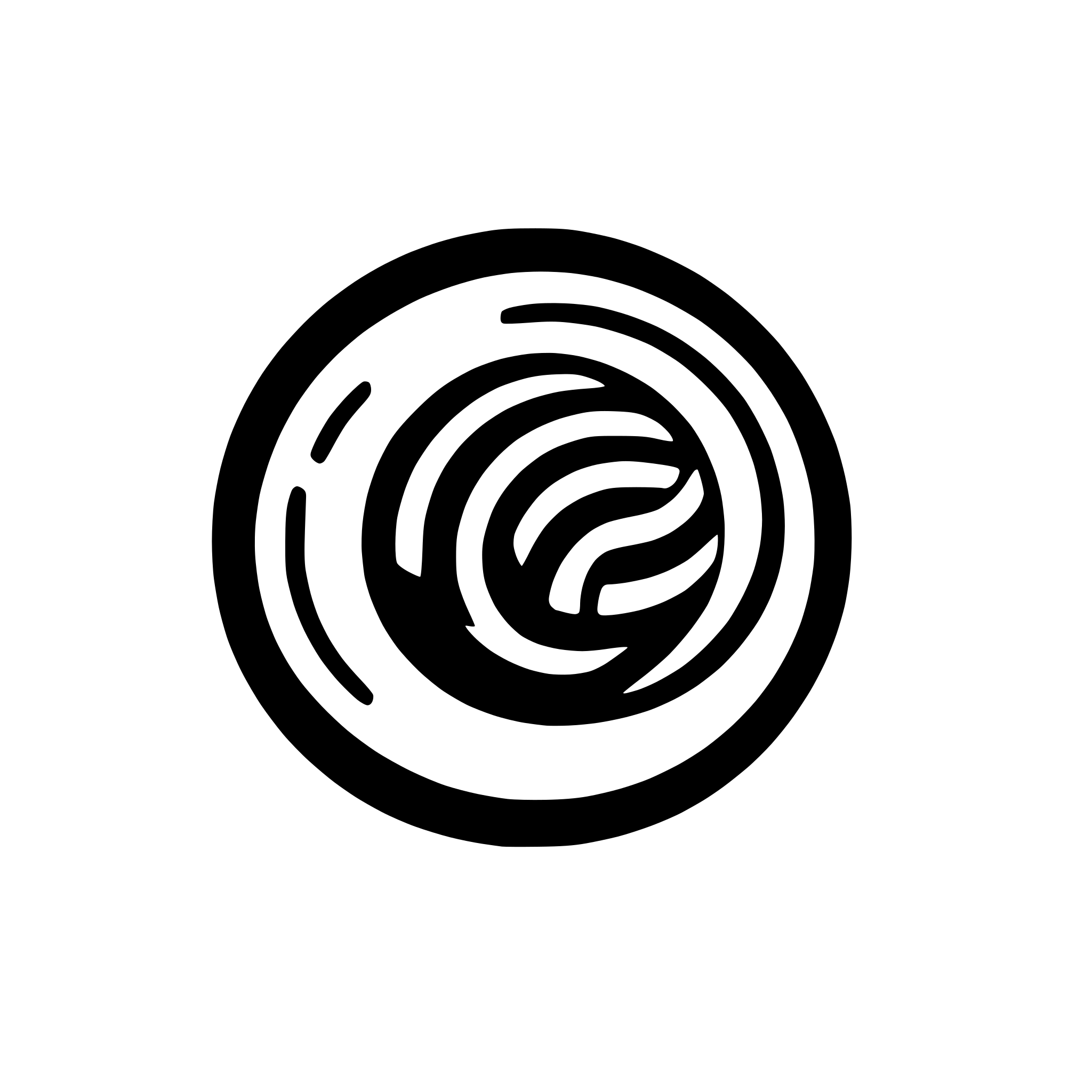 AI-generated SVG of a spiral sphere