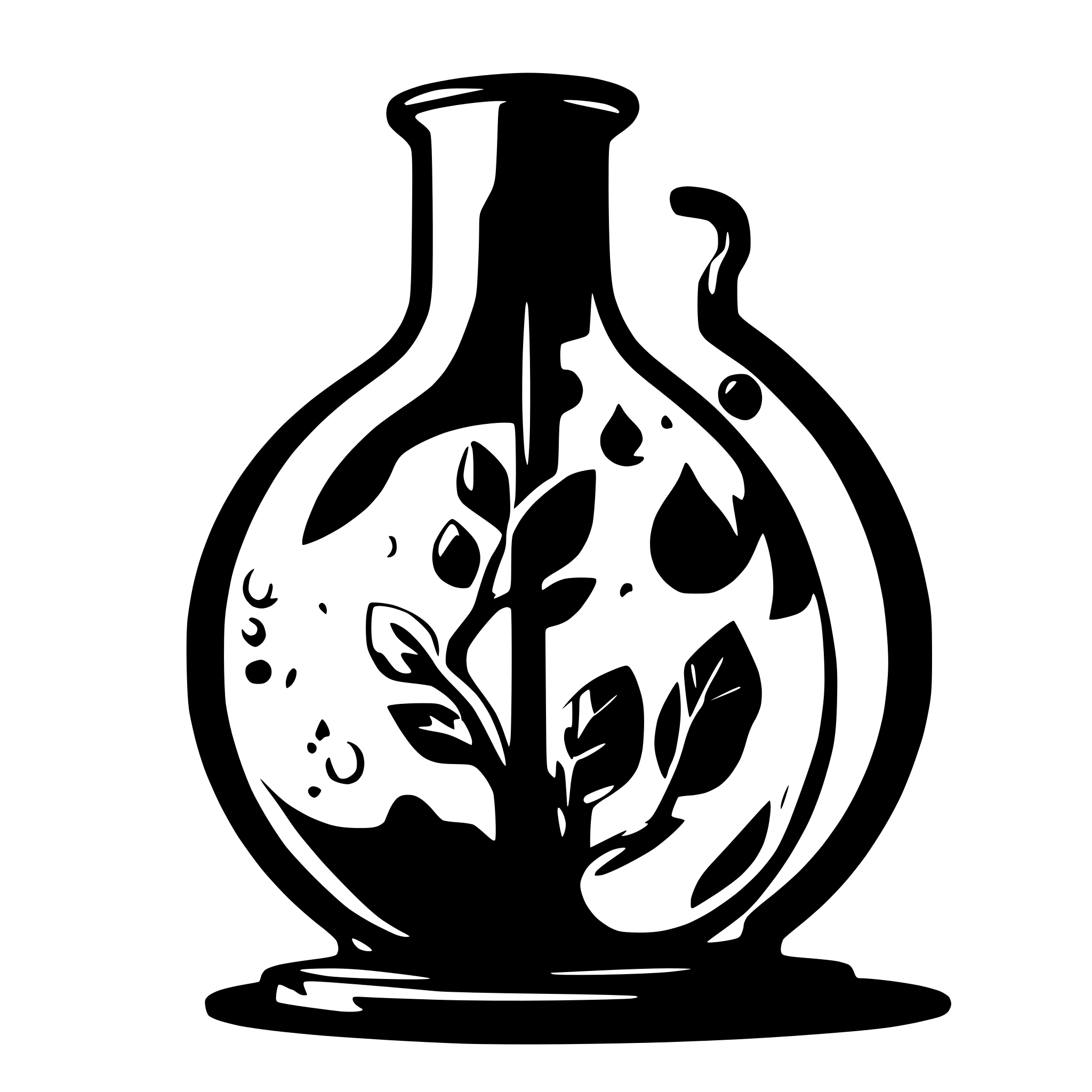 AI-generated SVG of a I need a backend icon (server + disk) appearing like it made of glass. It should resemble an alembic