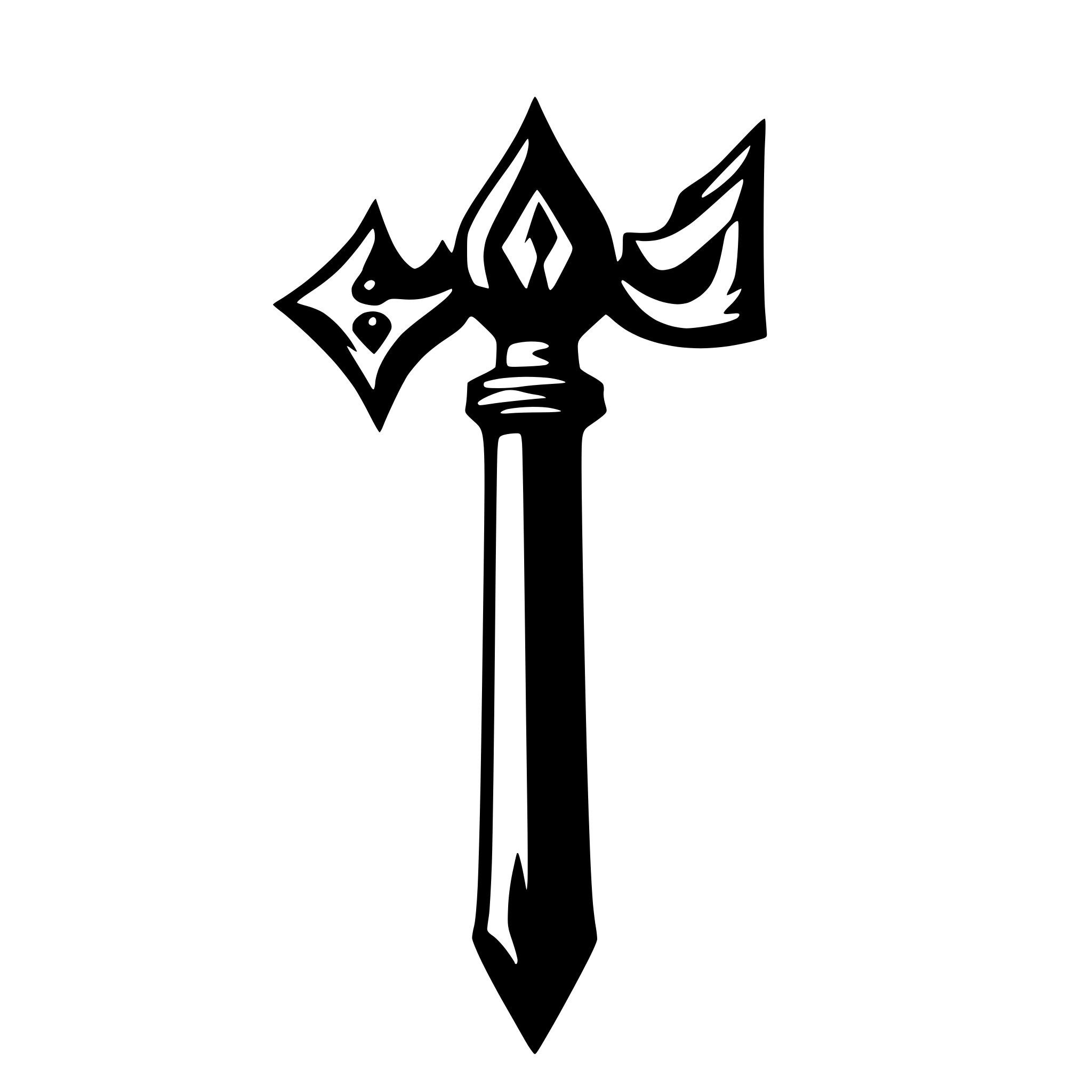 AI-generated SVG of a a magic the gathering card