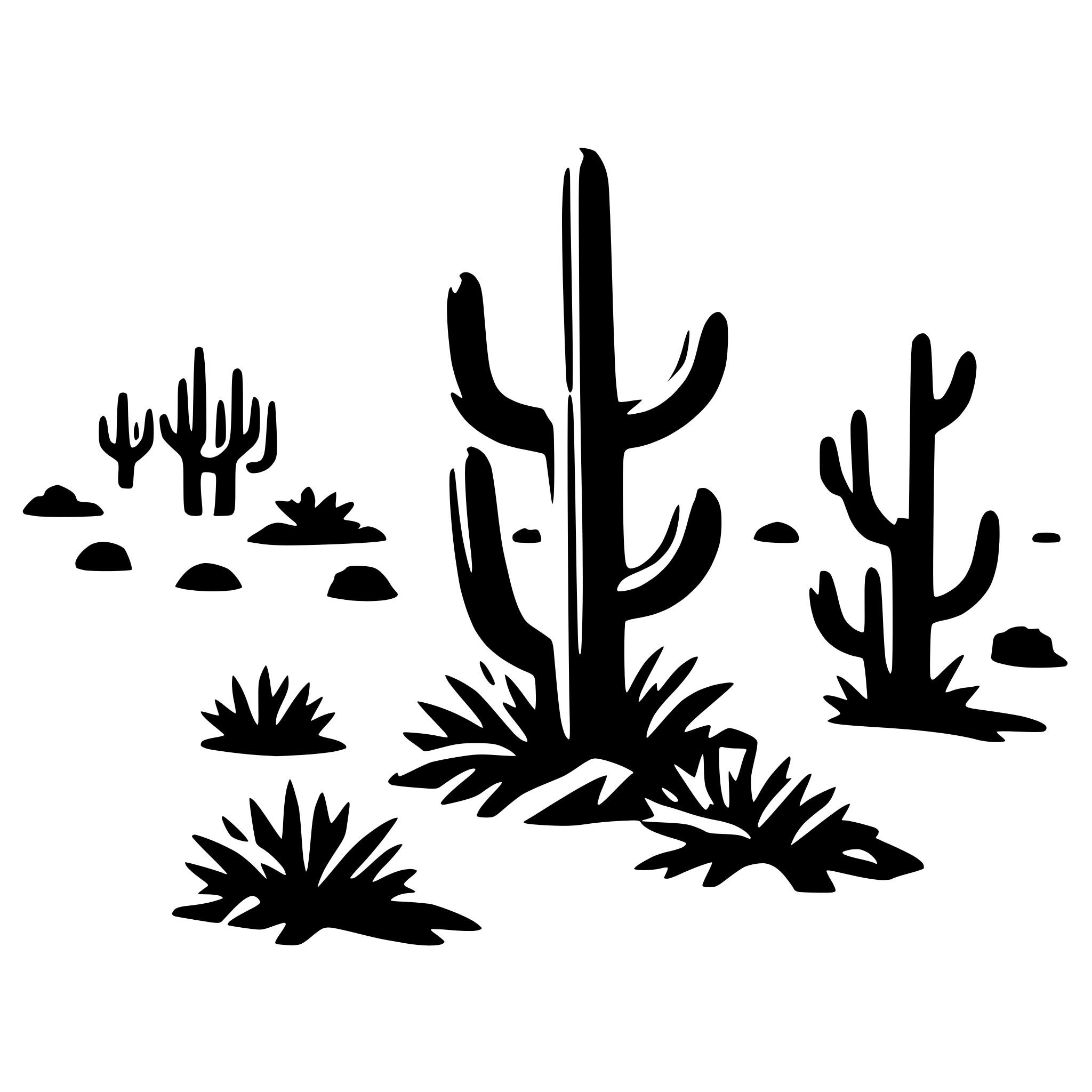 AI-generated SVG of 'desert ecosystem'