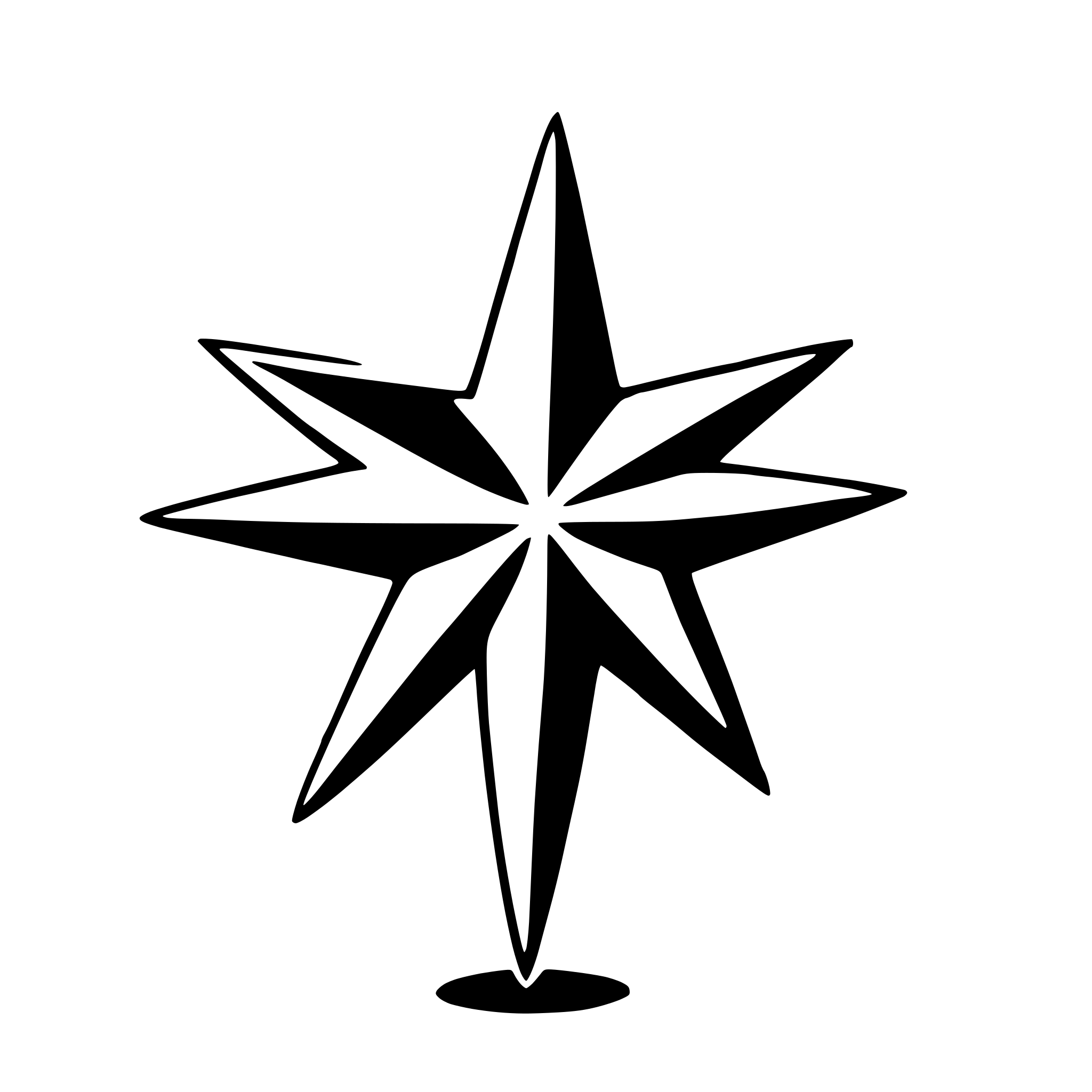 AI-generated SVG of a christmas star