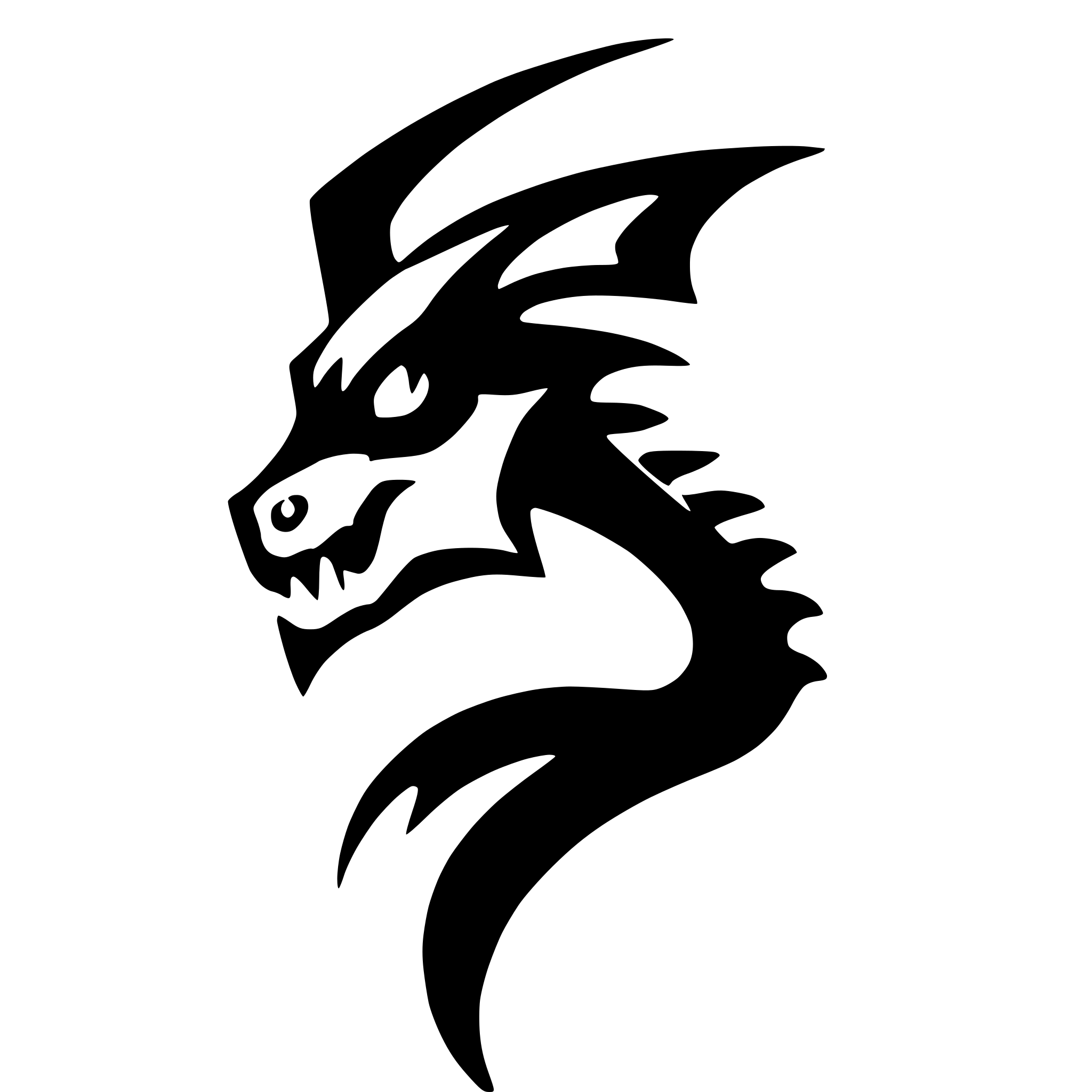 AI-generated SVG of a dragon