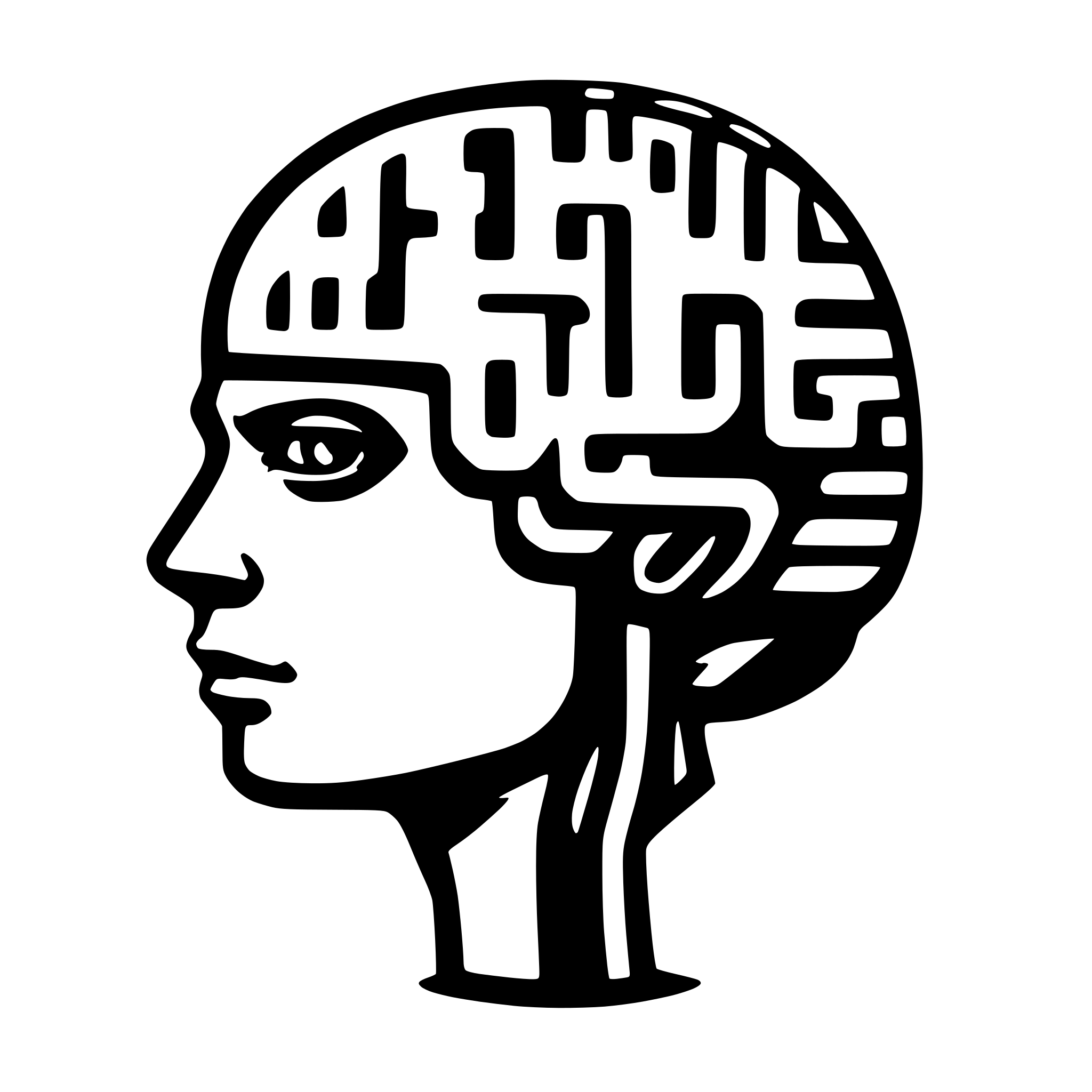 AI-generated SVG of 'ai brain'