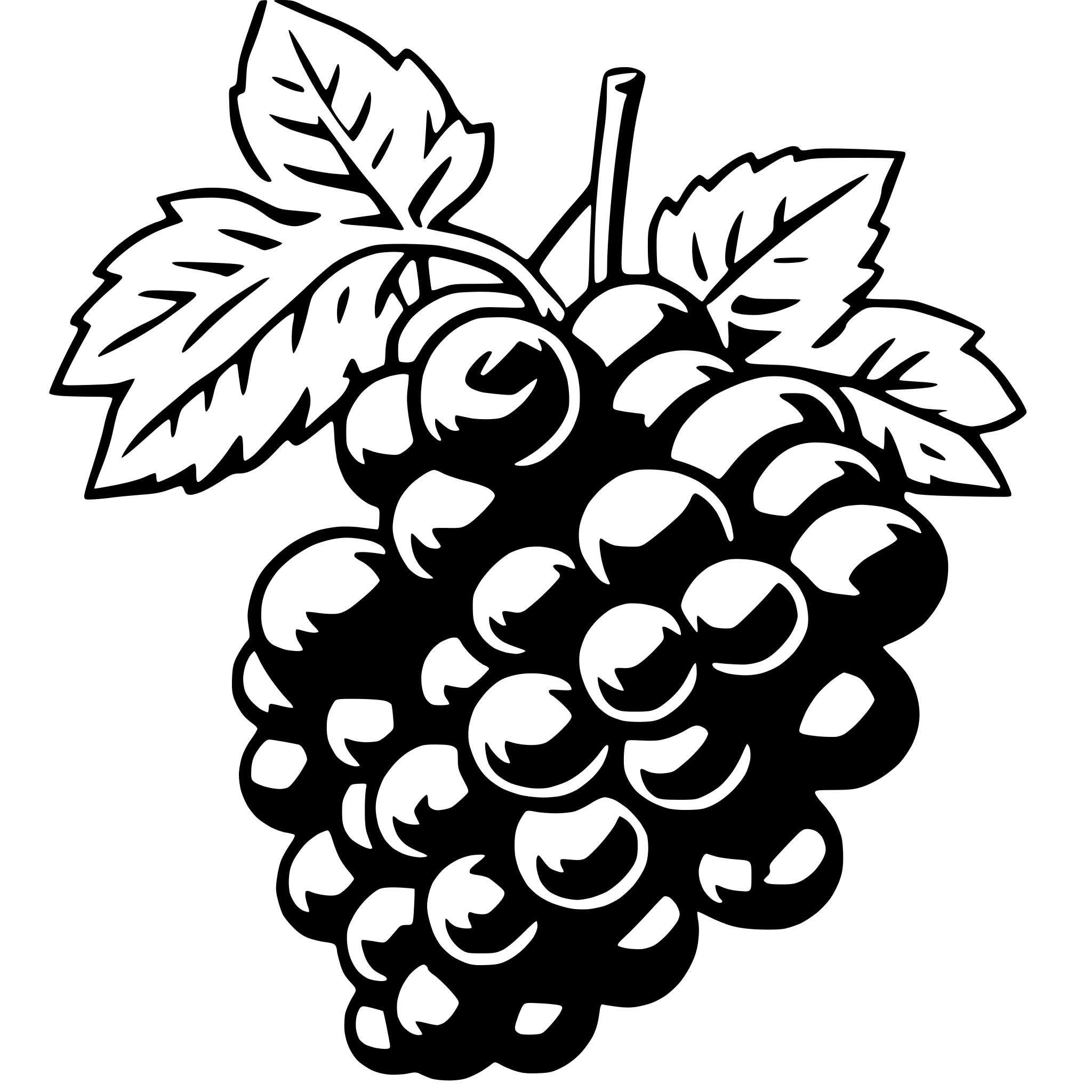AI-generated SVG of 'grape'