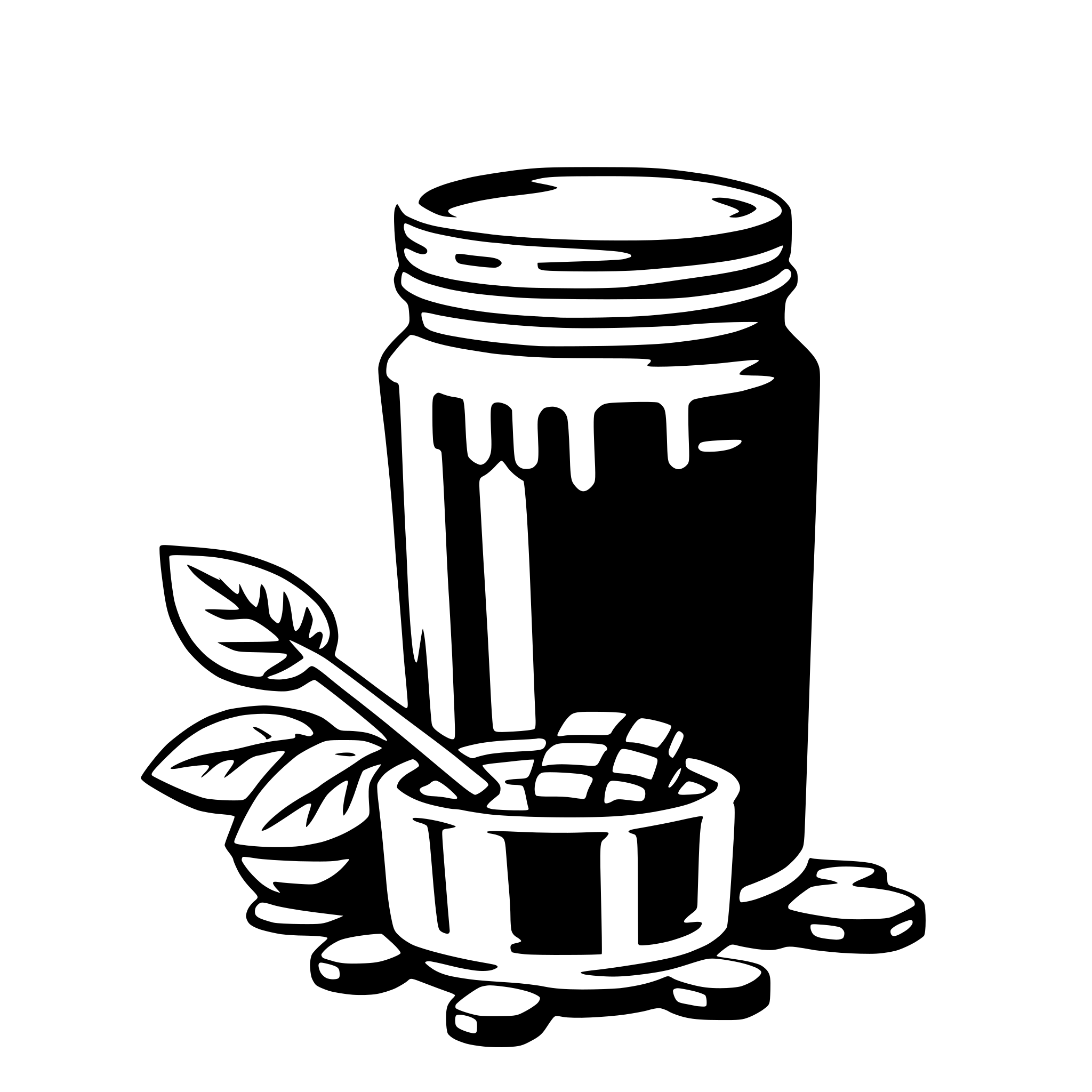 AI-generated SVG of 'honey'