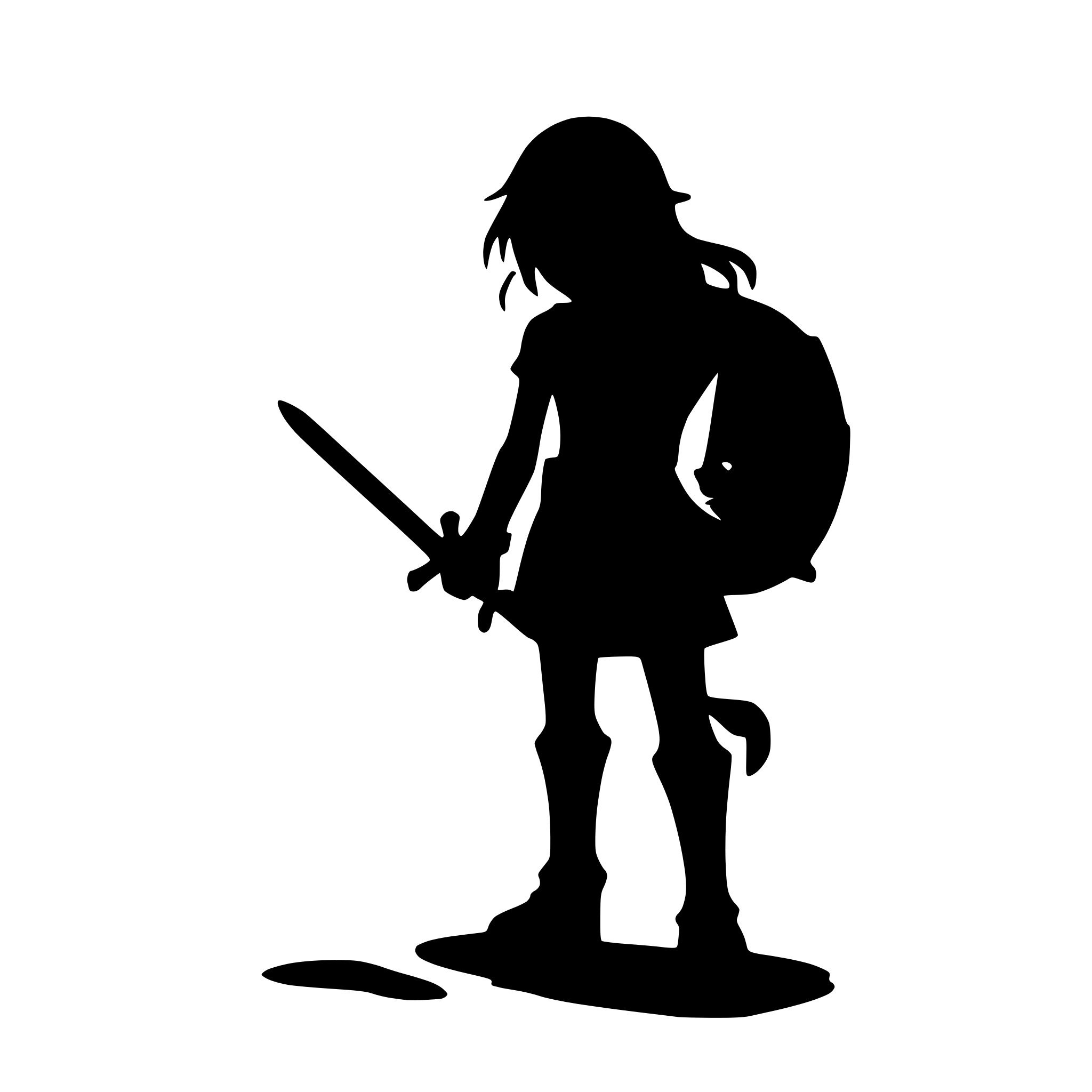 AI-generated SVG of a legend of zelda