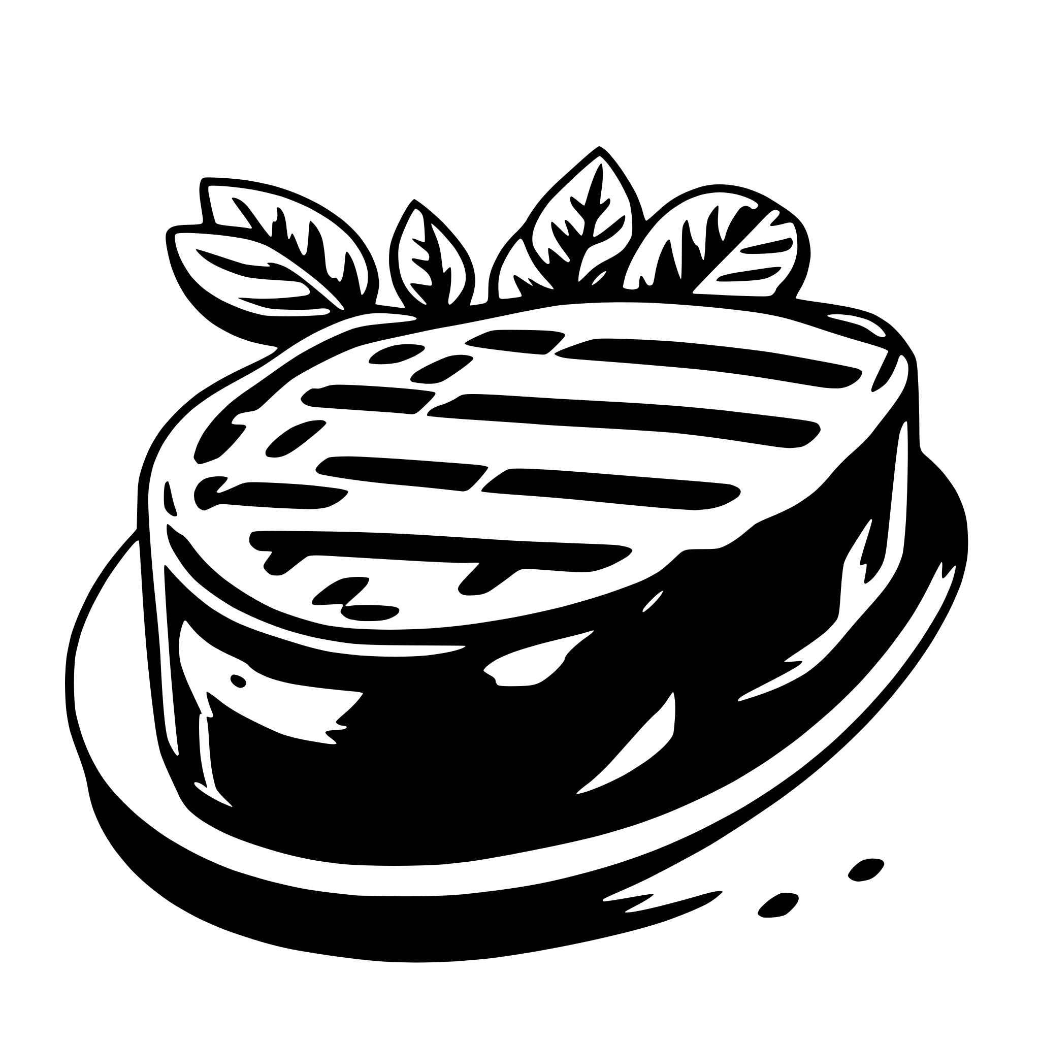 AI-generated SVG of 'steak'